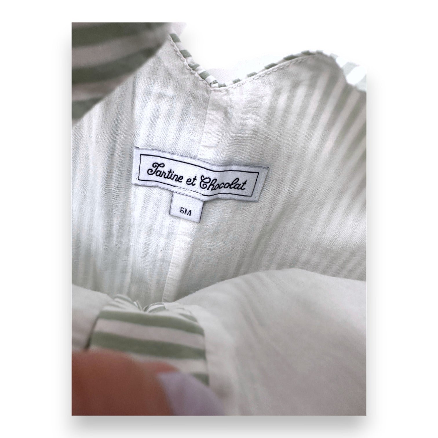 Green baby overalls - 6 months TARTINE ET CHOCOLAT - seconde-main Green