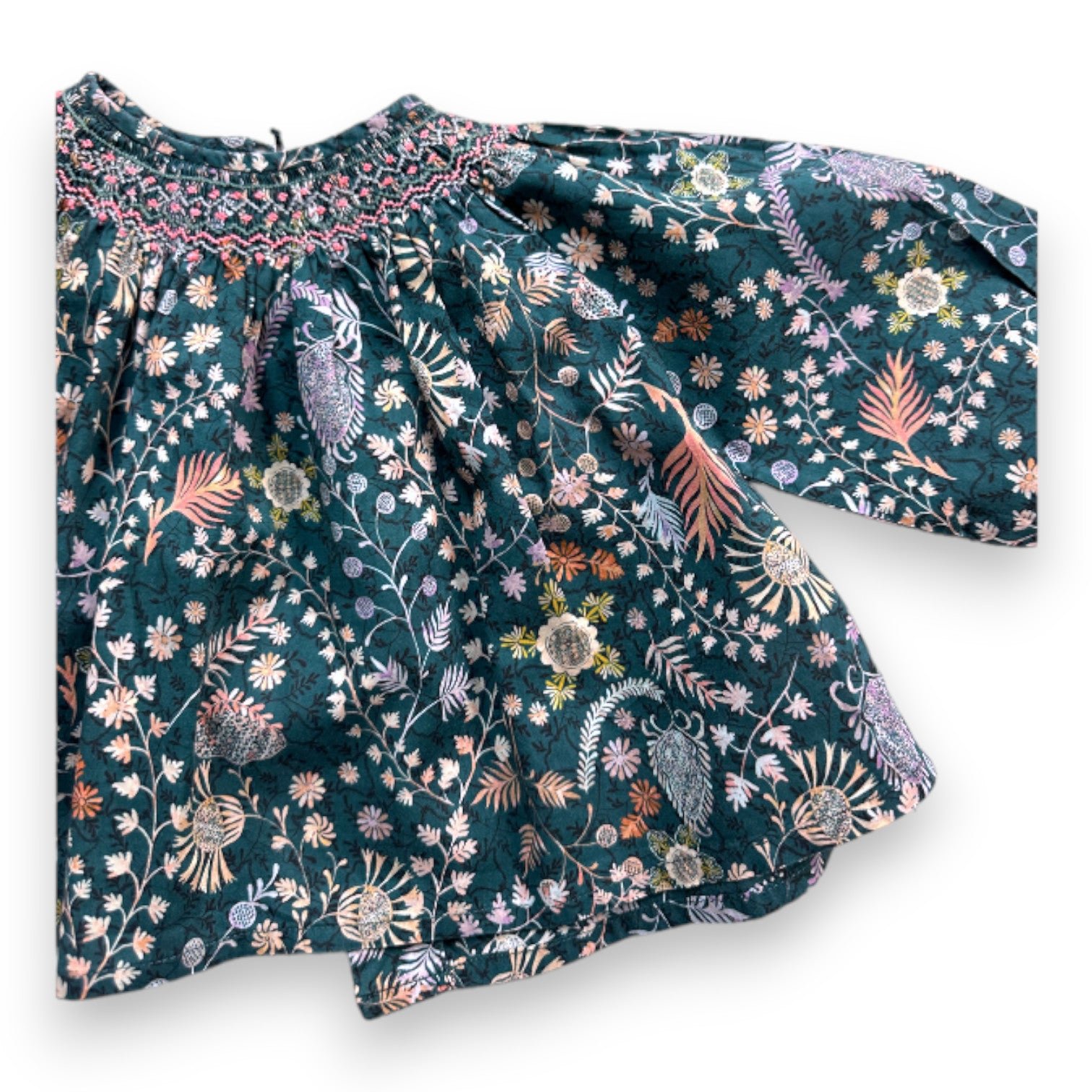 Green baby blouse - 6 months BONPOINT - Seconde Main Green