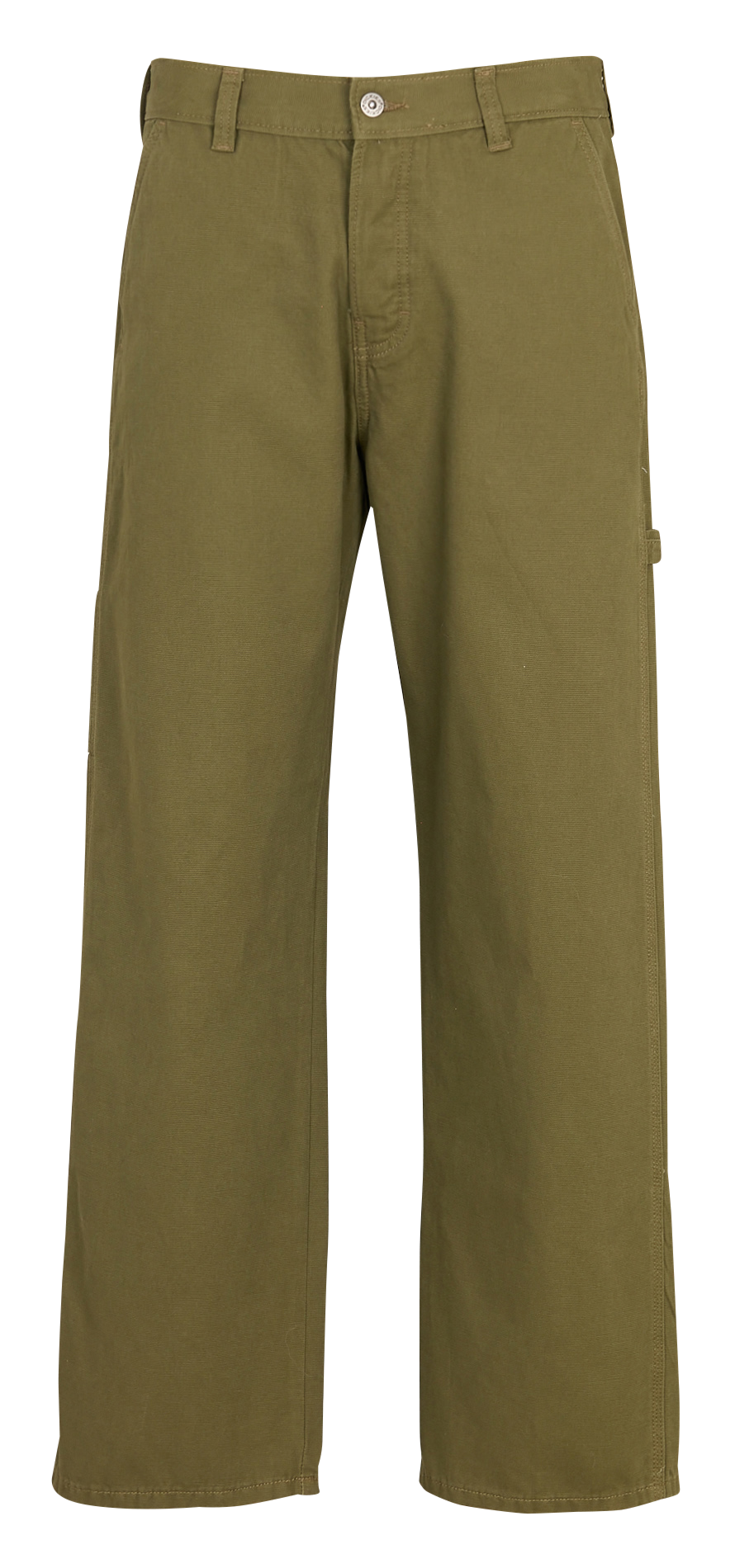 - Rechte jeans
- 5 zakken
- Recht model
- Verwassen effect DICKIES Kaki