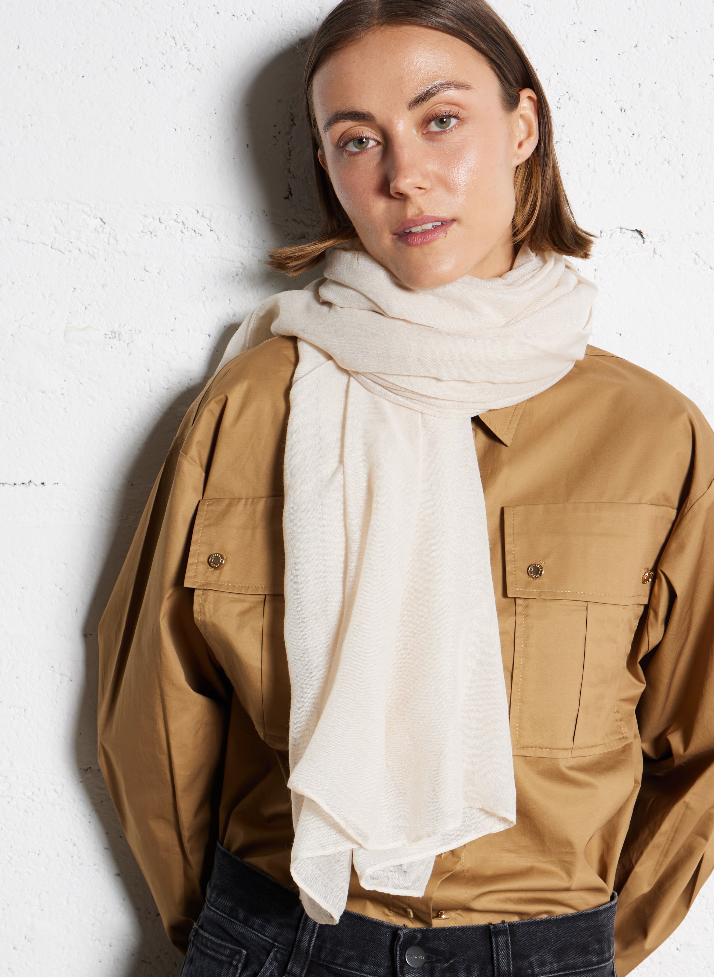 Monyday - Foulard AU PRINTEMPS PARIS Beige