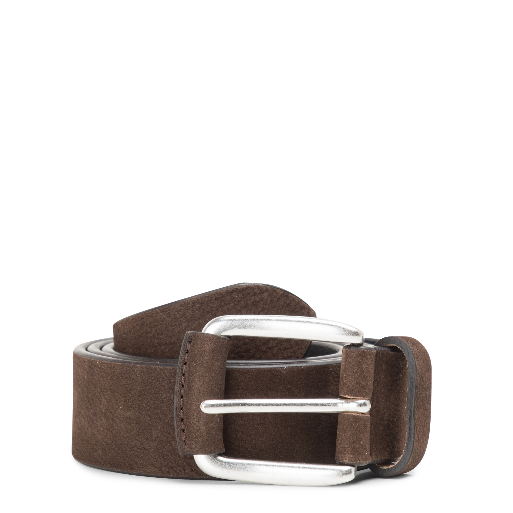 Schnallengürtel aus Veloursleder IKKS Braun