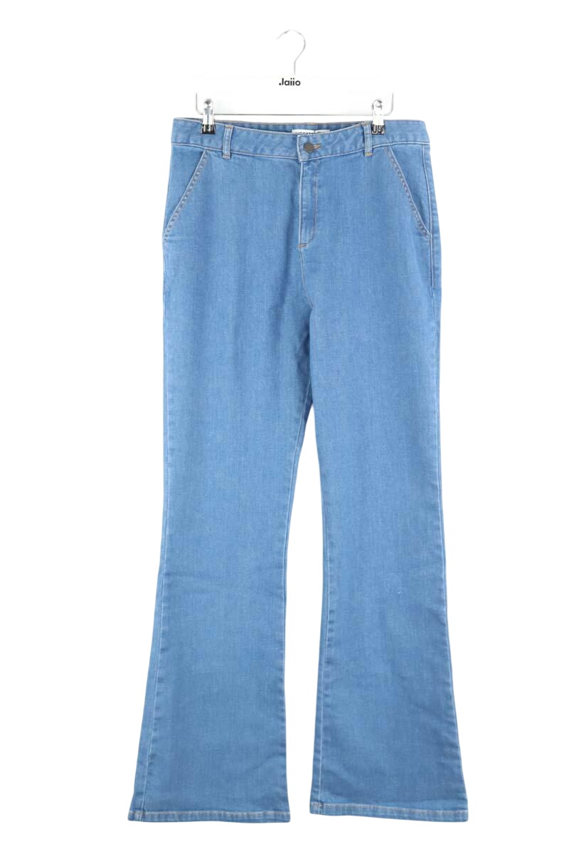 Cotton straight jeans MODETROTTER - Seconde Main Blue