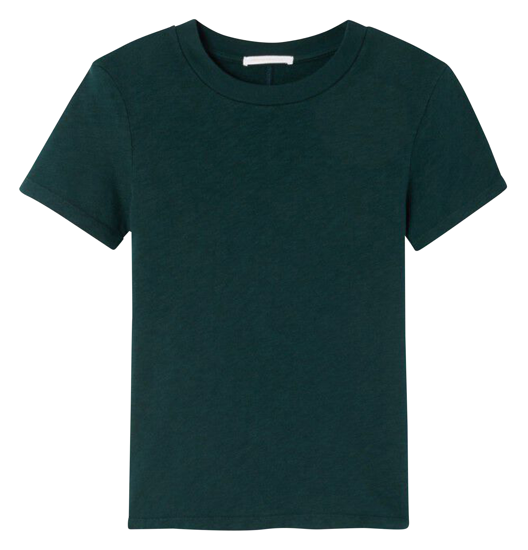 Tee-shirt col rond en coton AMERICAN VINTAGE Vert