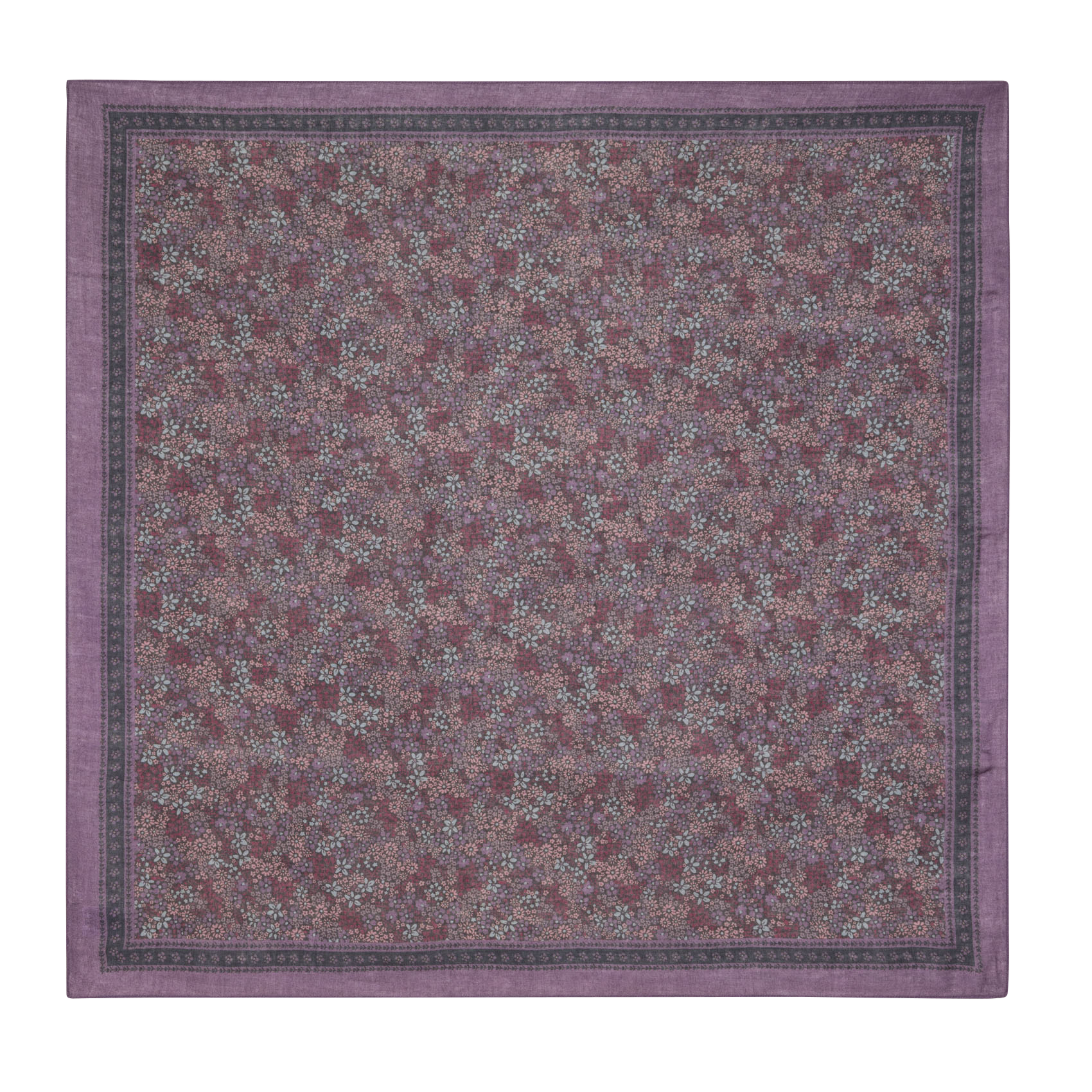 Foulard en coton et en laine mélangée DES PETITS HAUTS Noir