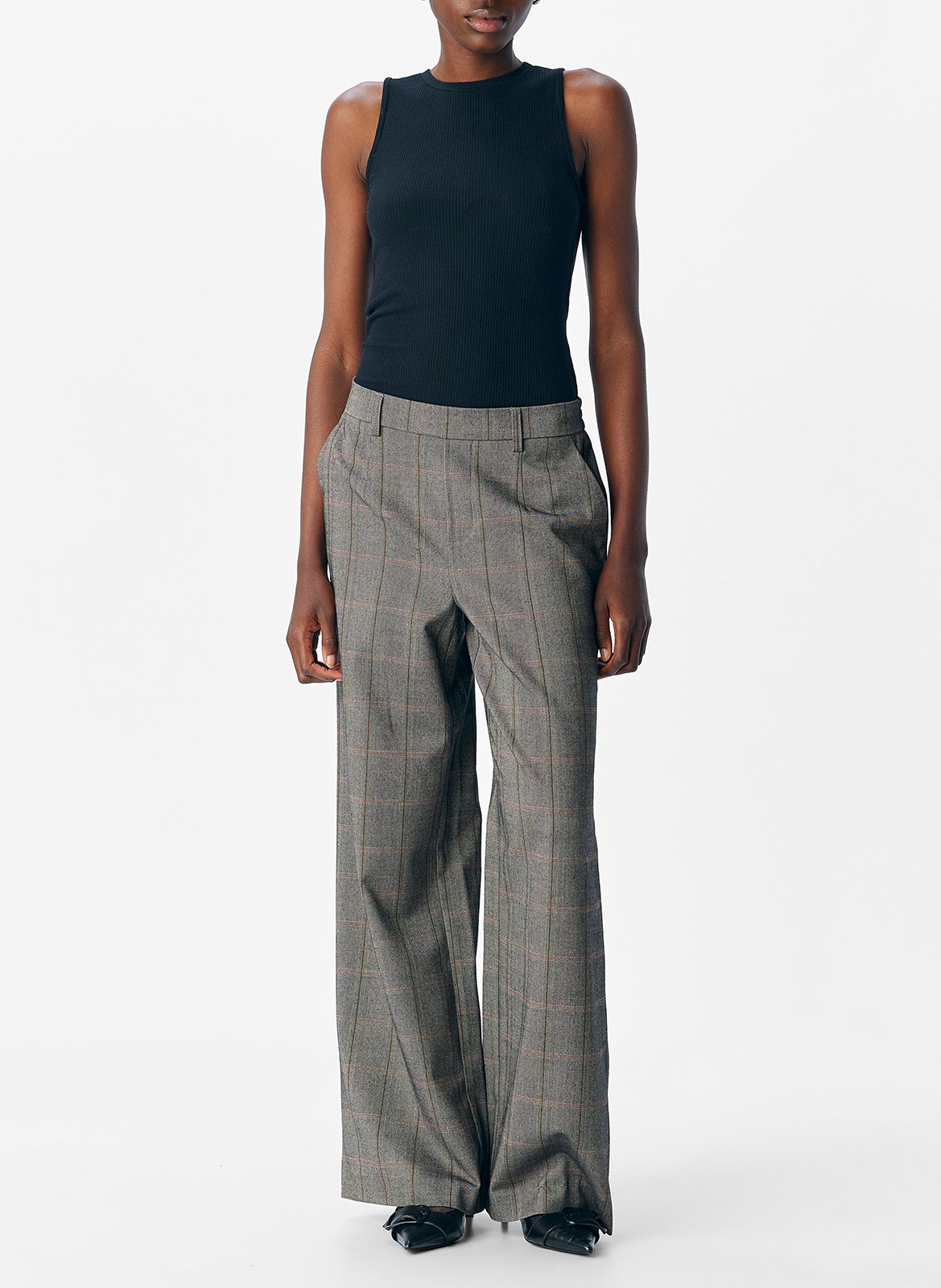 Wijde broek OBJECT Zwart