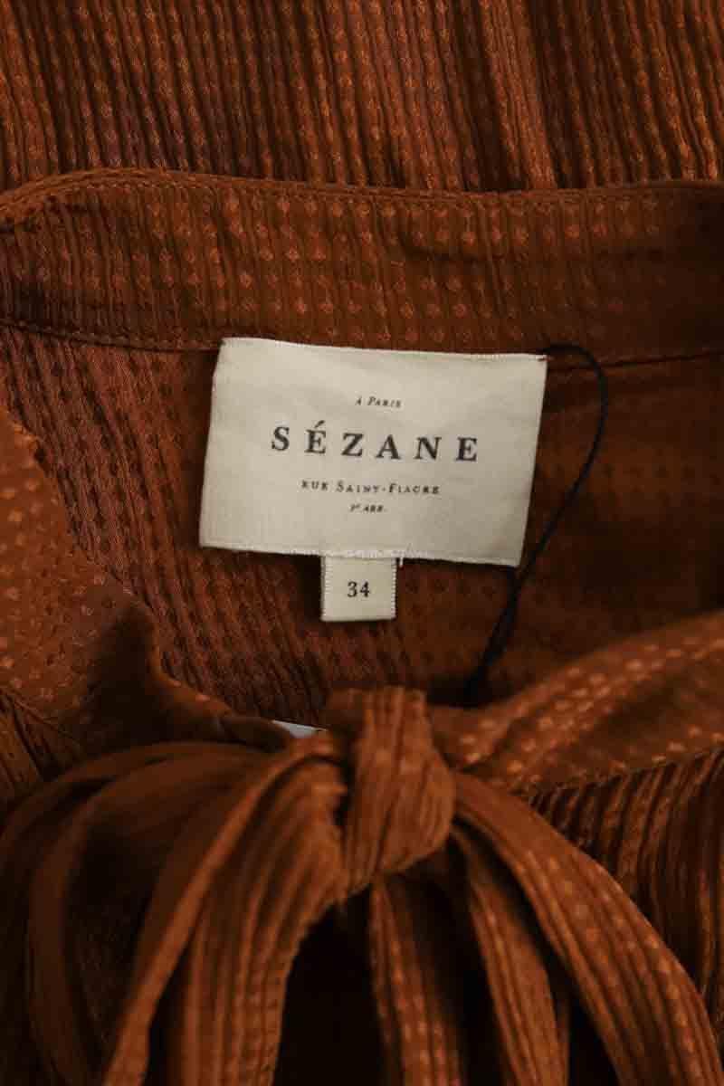 Silk blouse SEZANE - Seconde main Brown