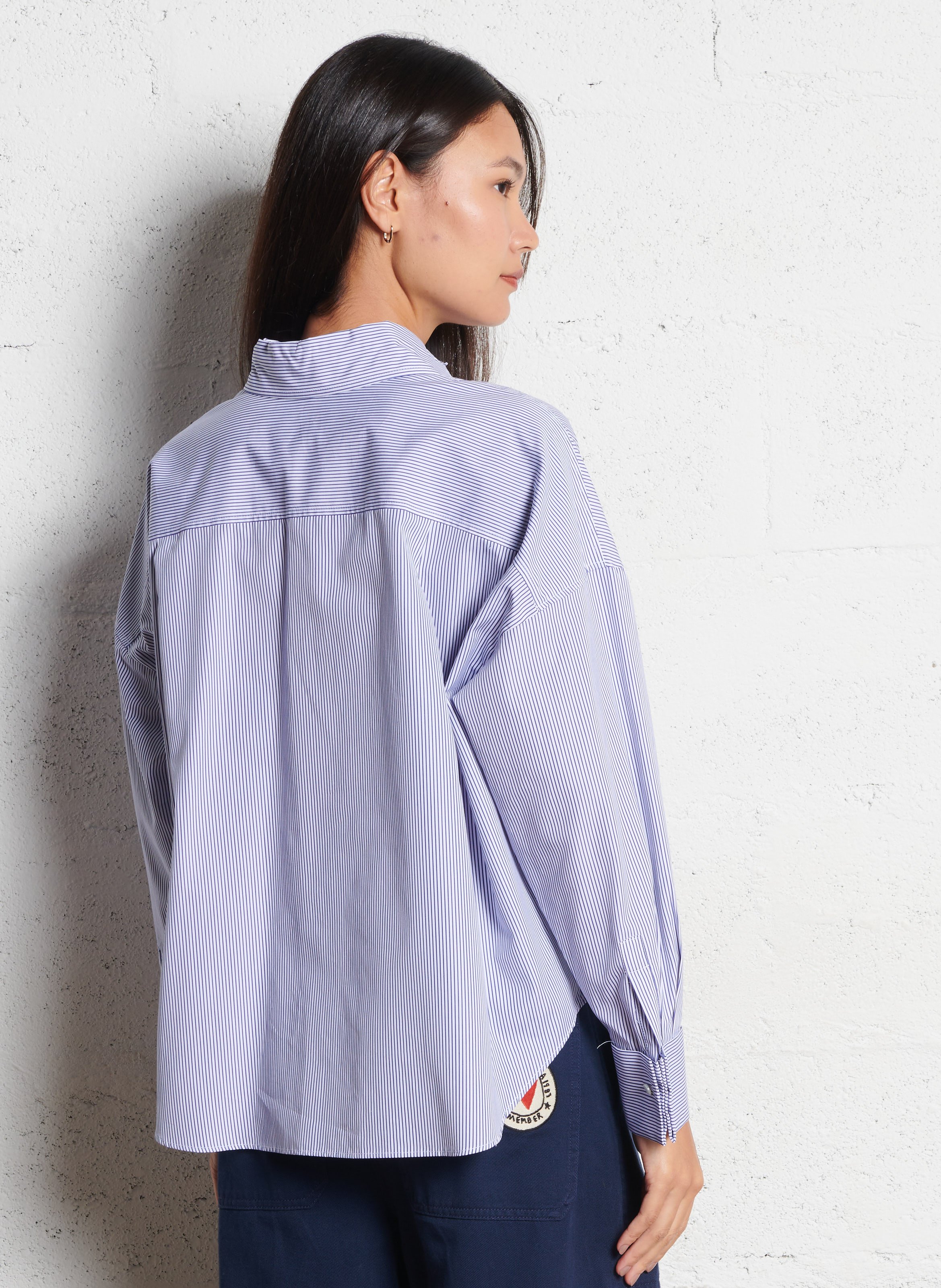 Capri plain oversized shirt MAX MARA WEEK END Blue