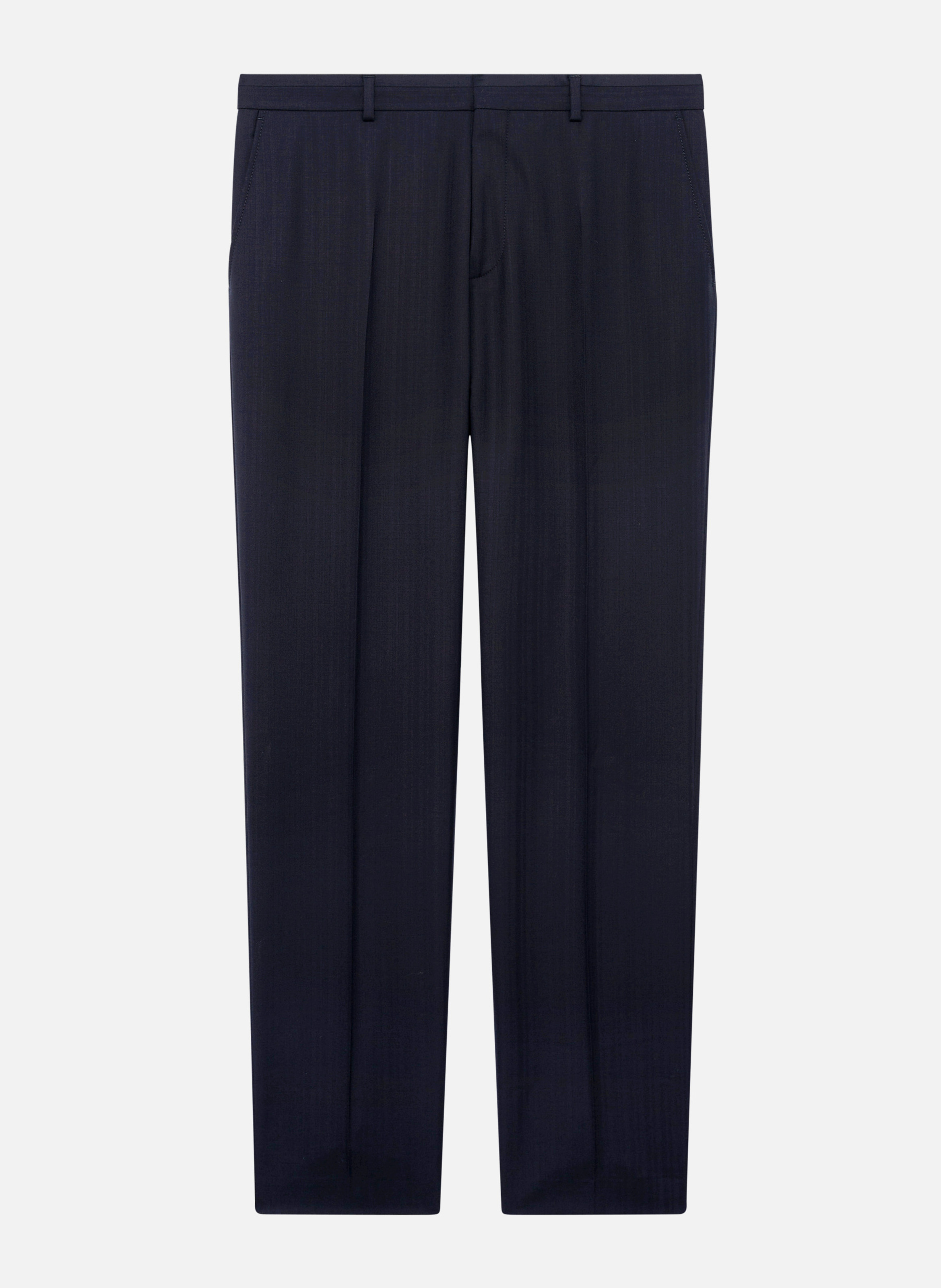 Slim-fit wool suit trousers THE KOOPLES Blue