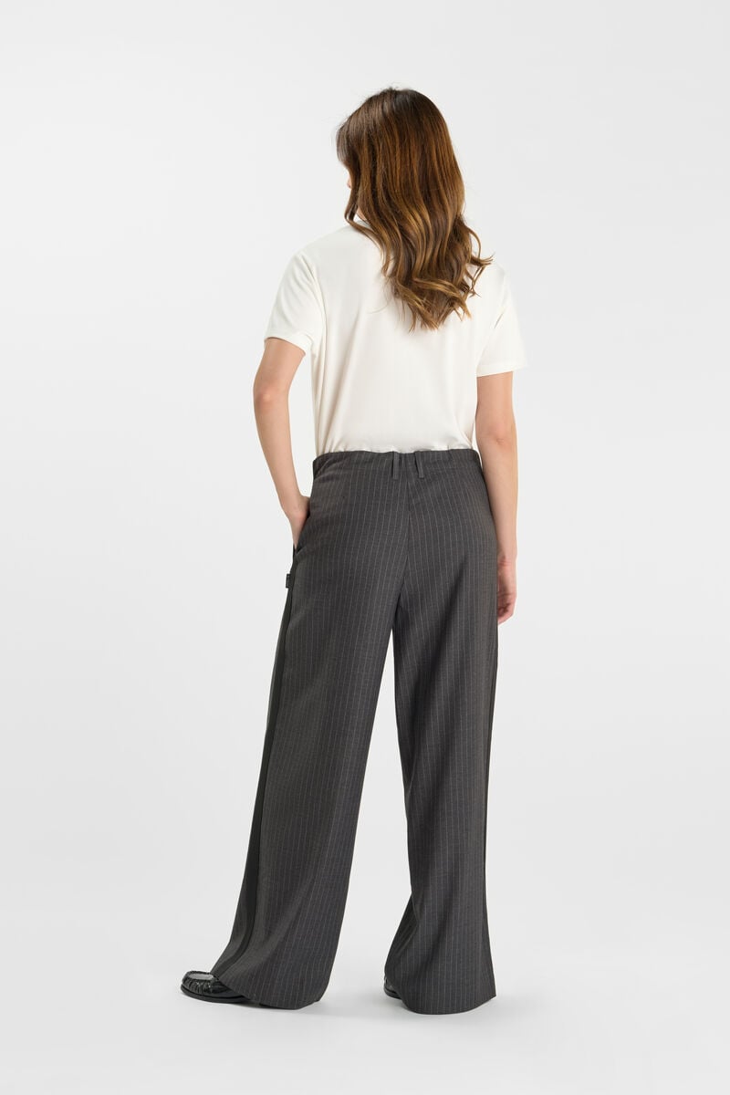 Loose, wide-leg pants LE TEMPS DES CERISES Grey
