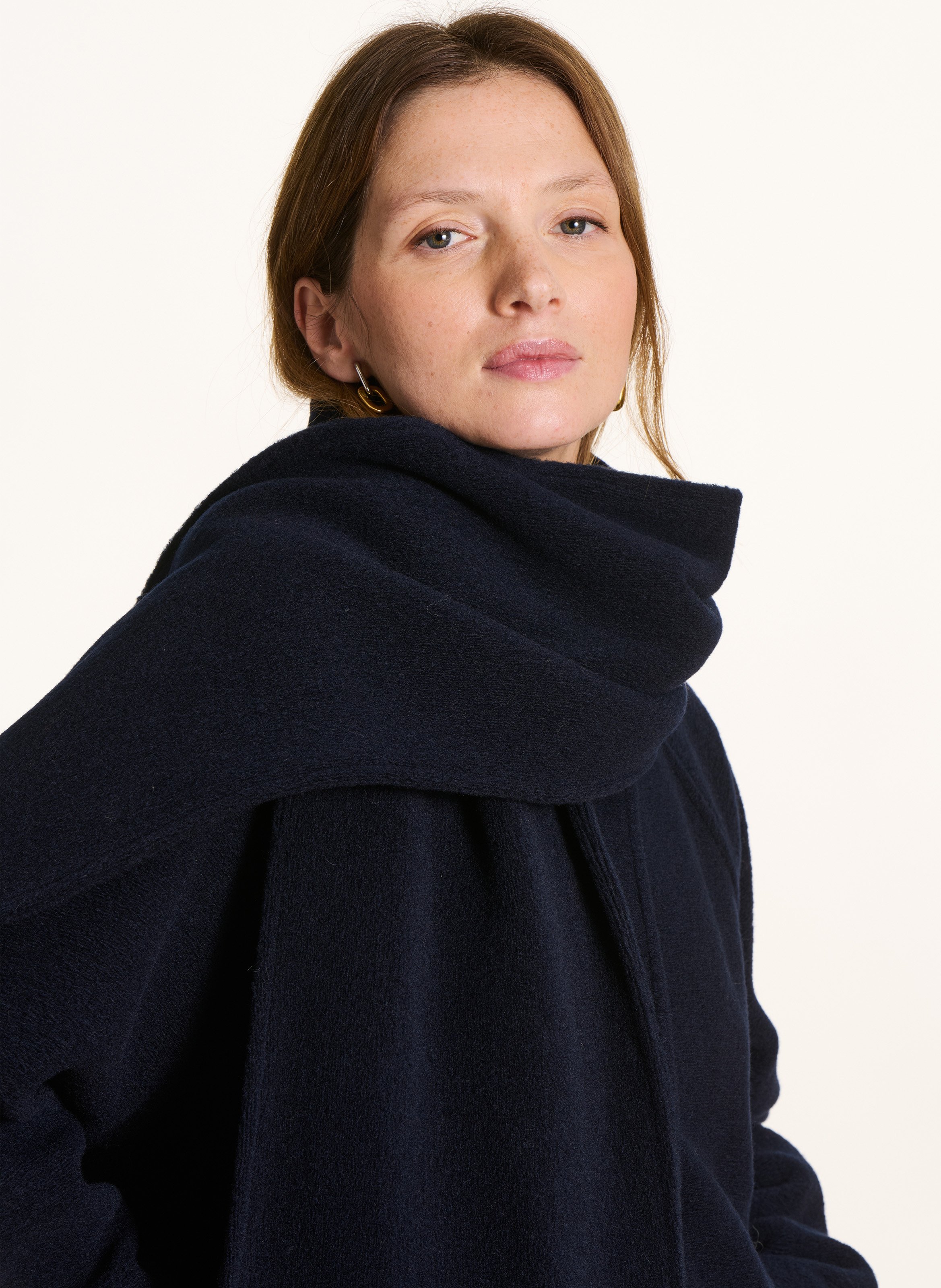 Mantel mit Stehkragen LA FEE MARABOUTEE Blau