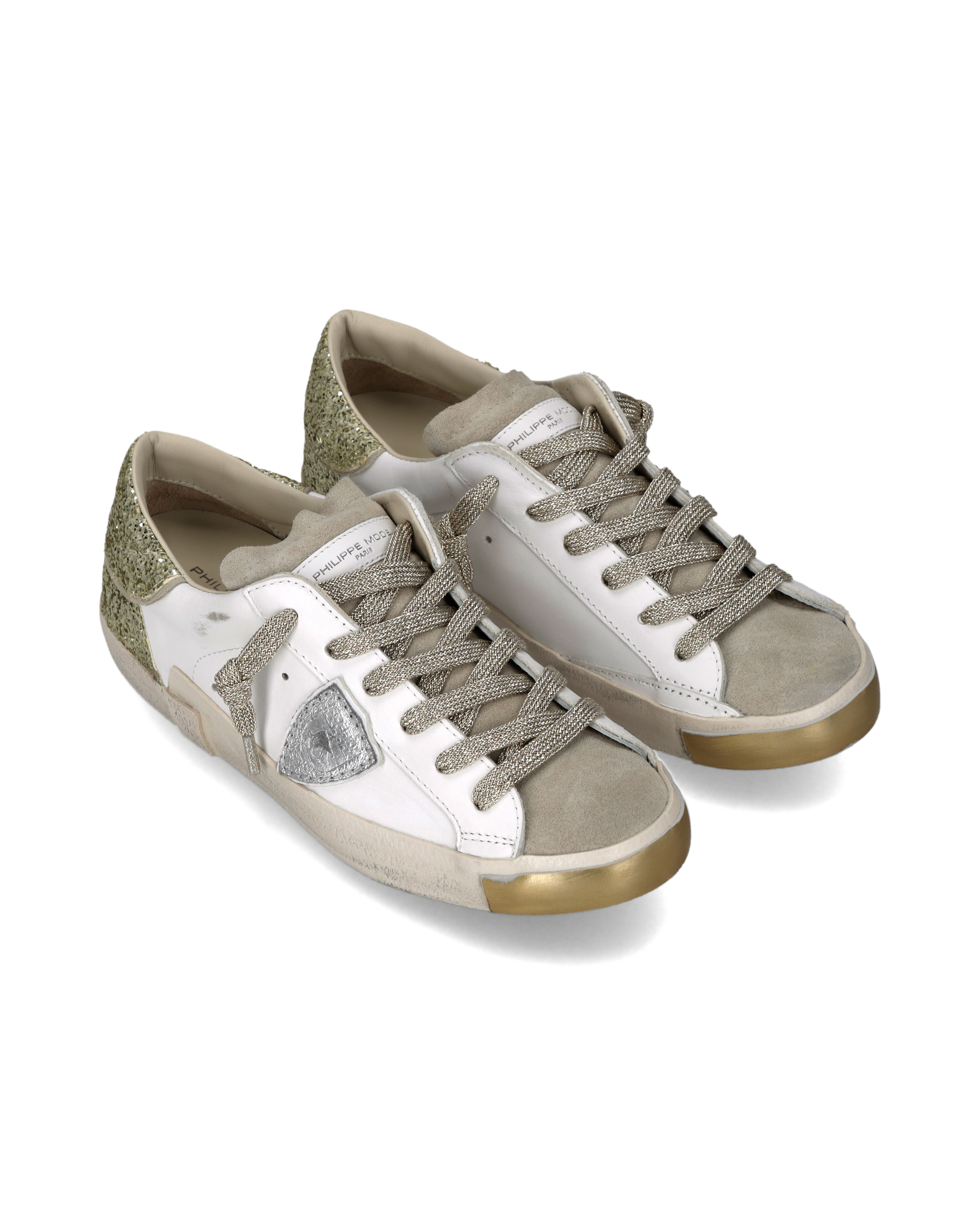 Tennis sneakers. PHILIPPE MODEL Golden