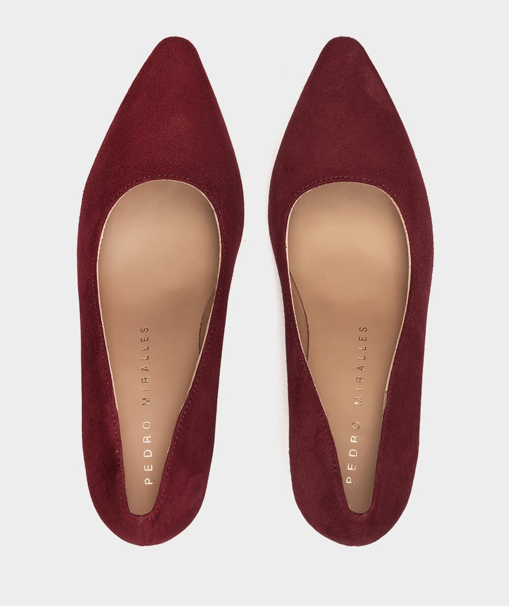 High heels in suede PEDRO MIRALLES Red