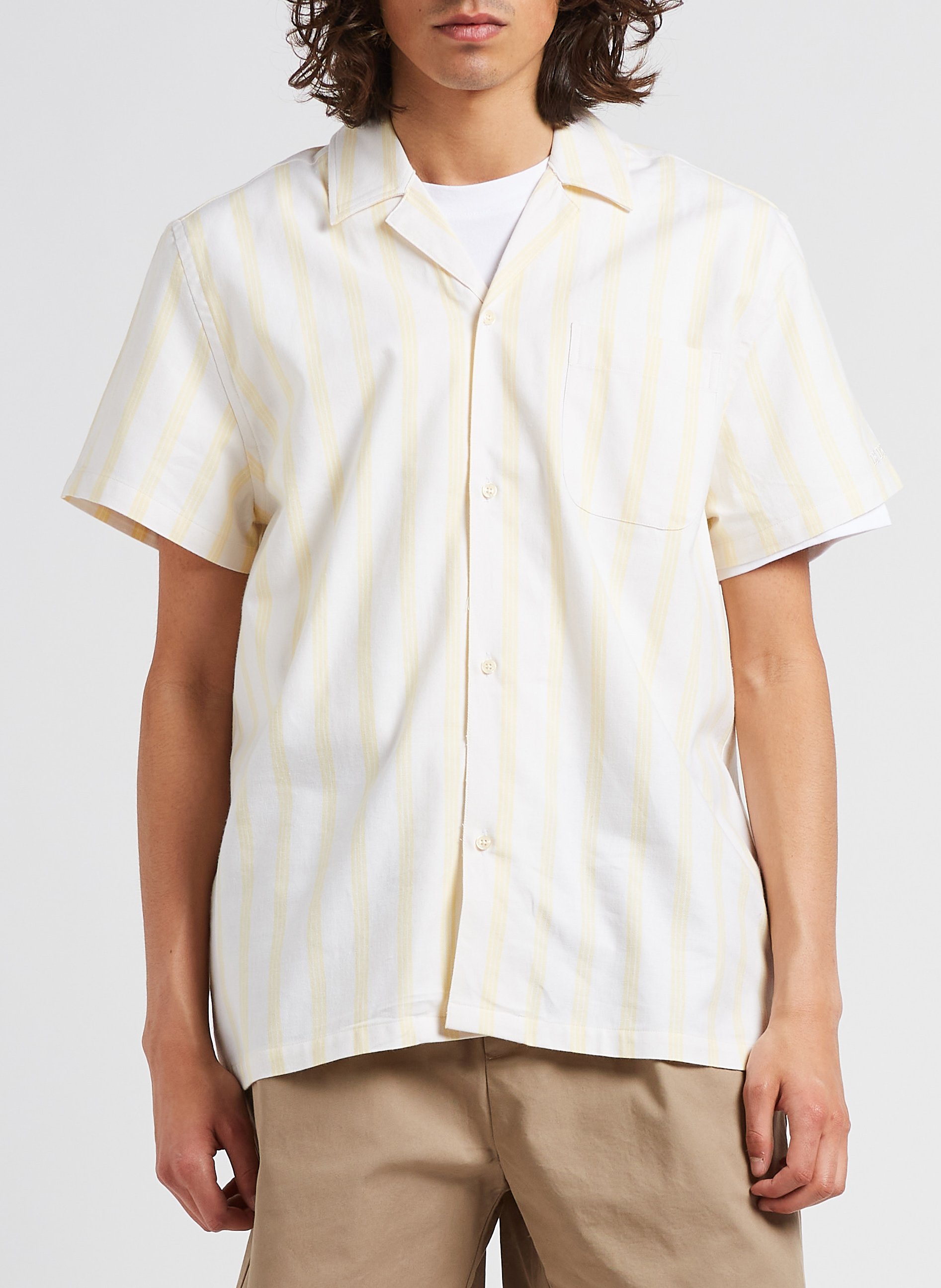 Loose-fit striped cotton shirt LES DEUX