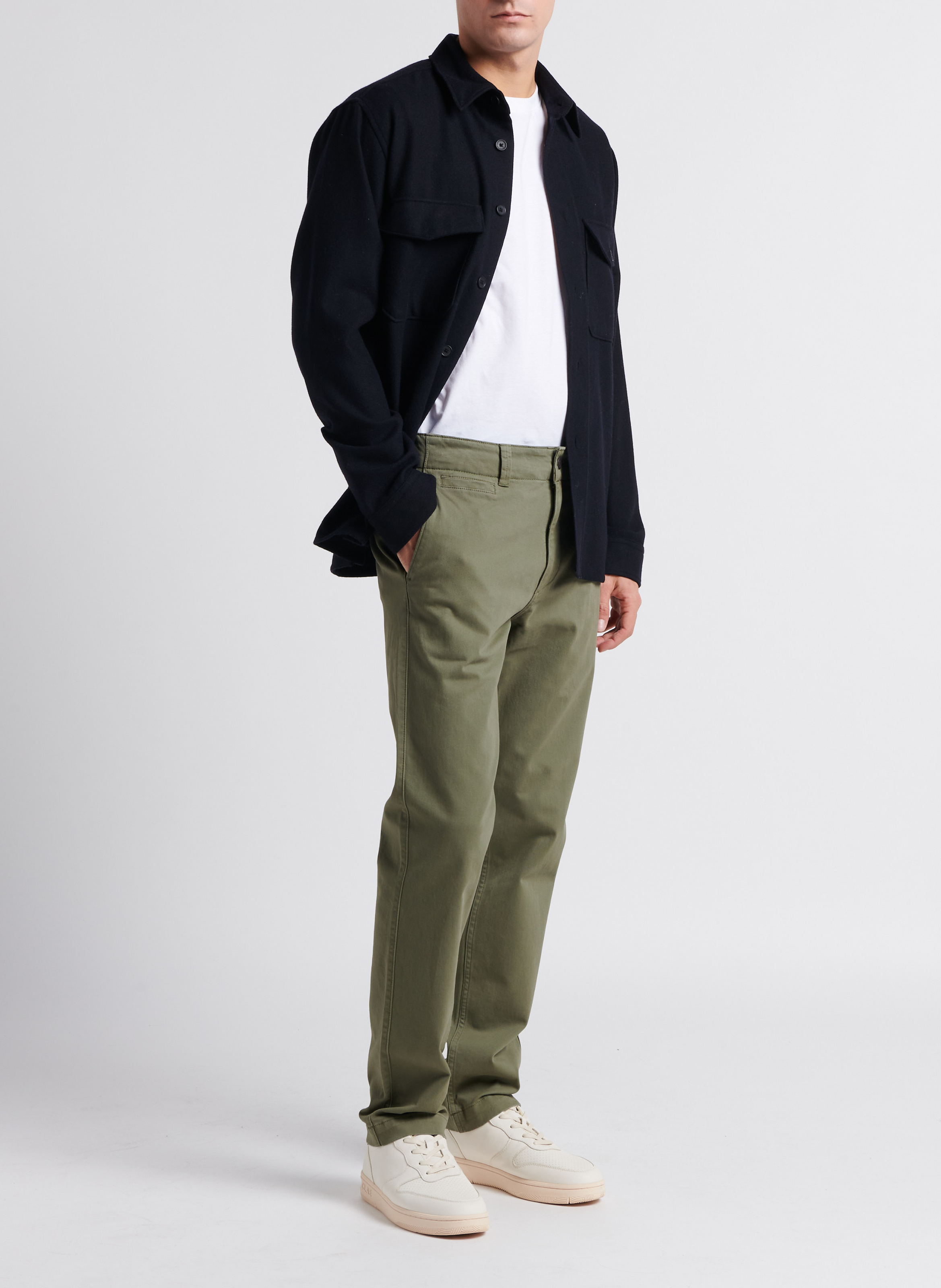 Slim-fit broek | katoenblend DOCKERS Groen