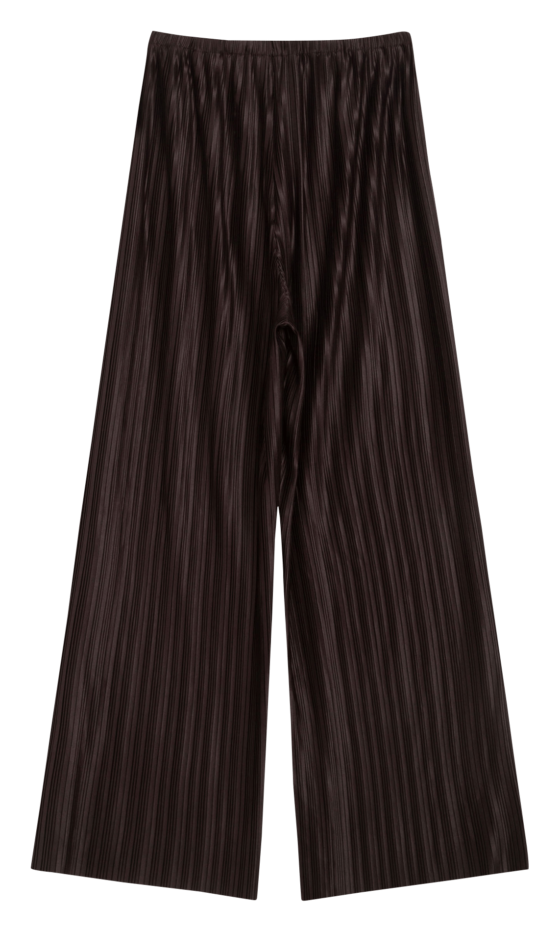 Pantalon large plissé GRACE ET MILA Marron