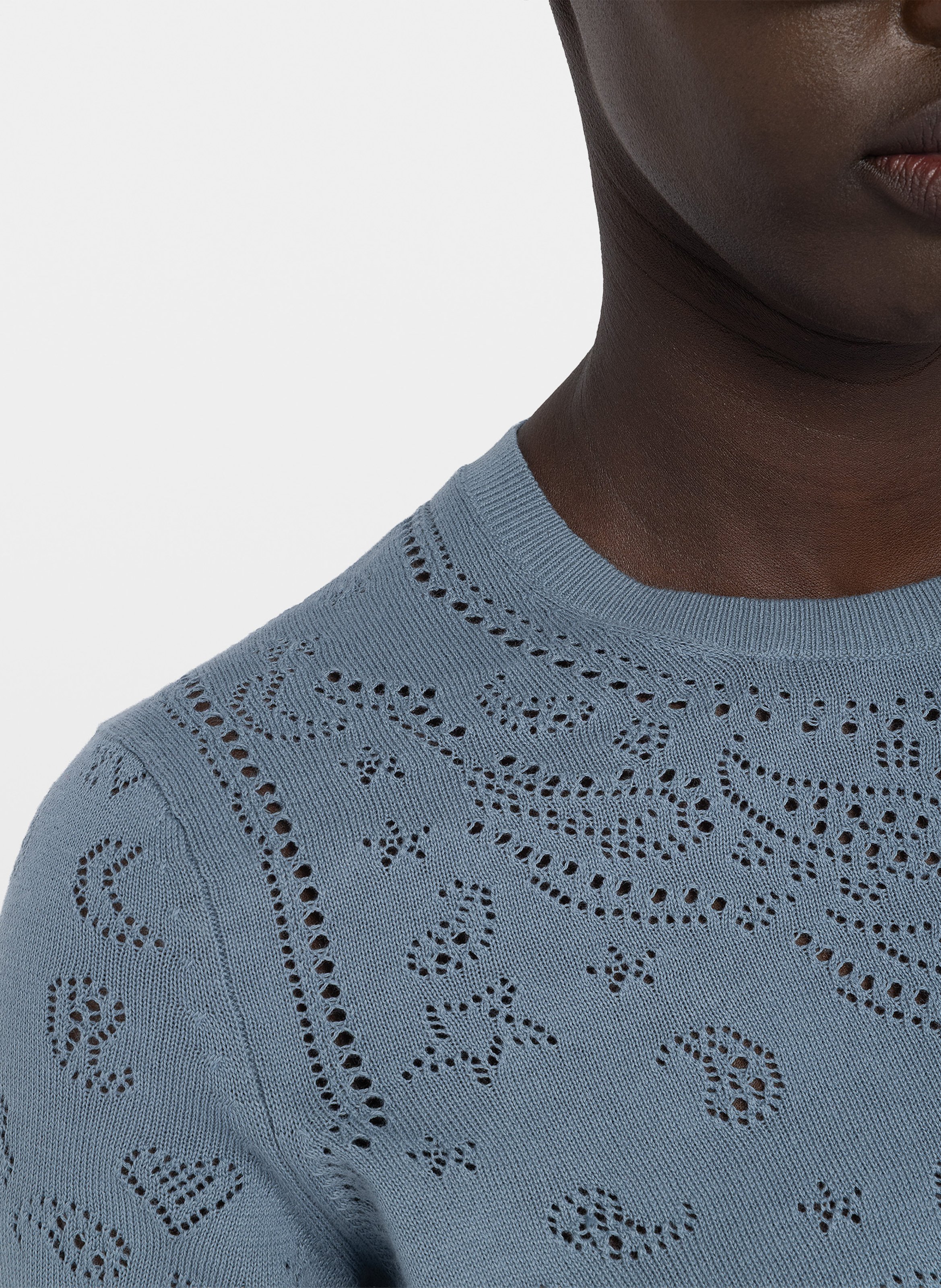 Straight cotton sweater ZADIG&VOLTAIRE Blue