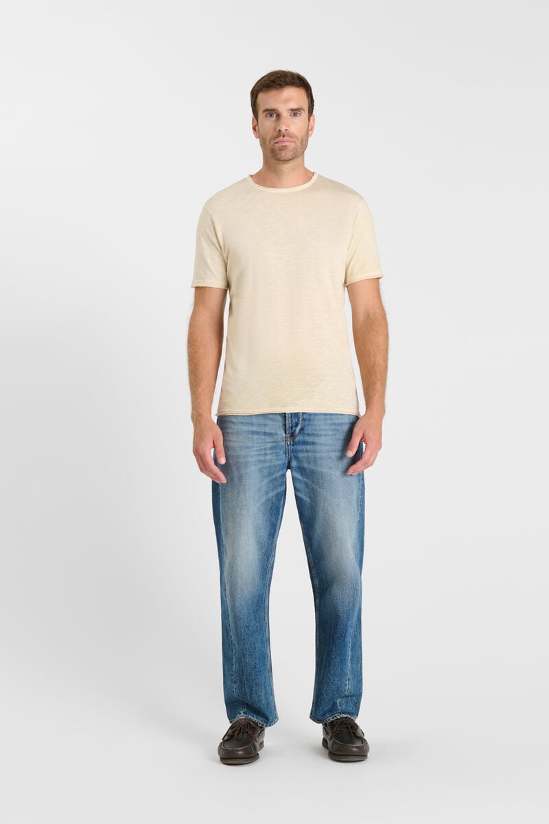 Tommy Badge T-shirt LE TEMPS DES CERISES Beige