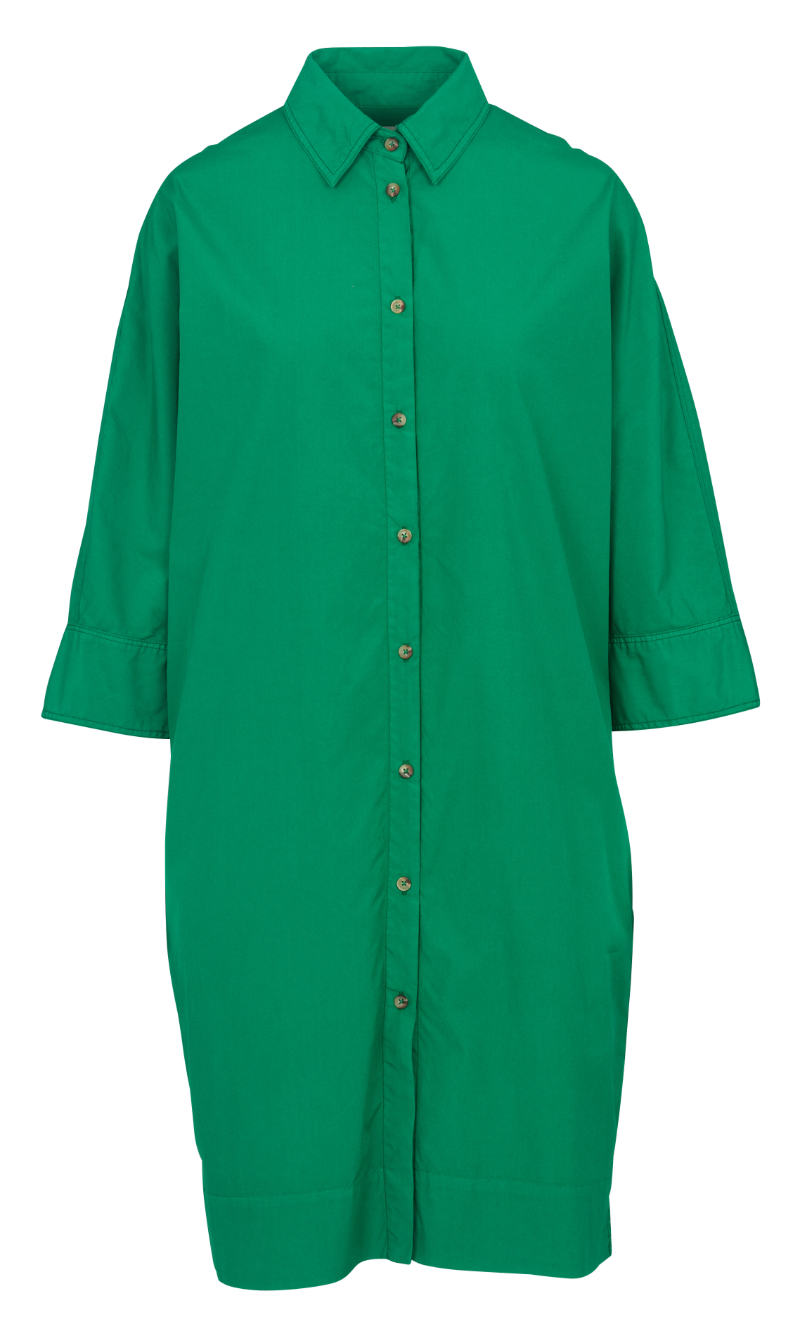 Robe midi col classque SACRECOEUR Vert