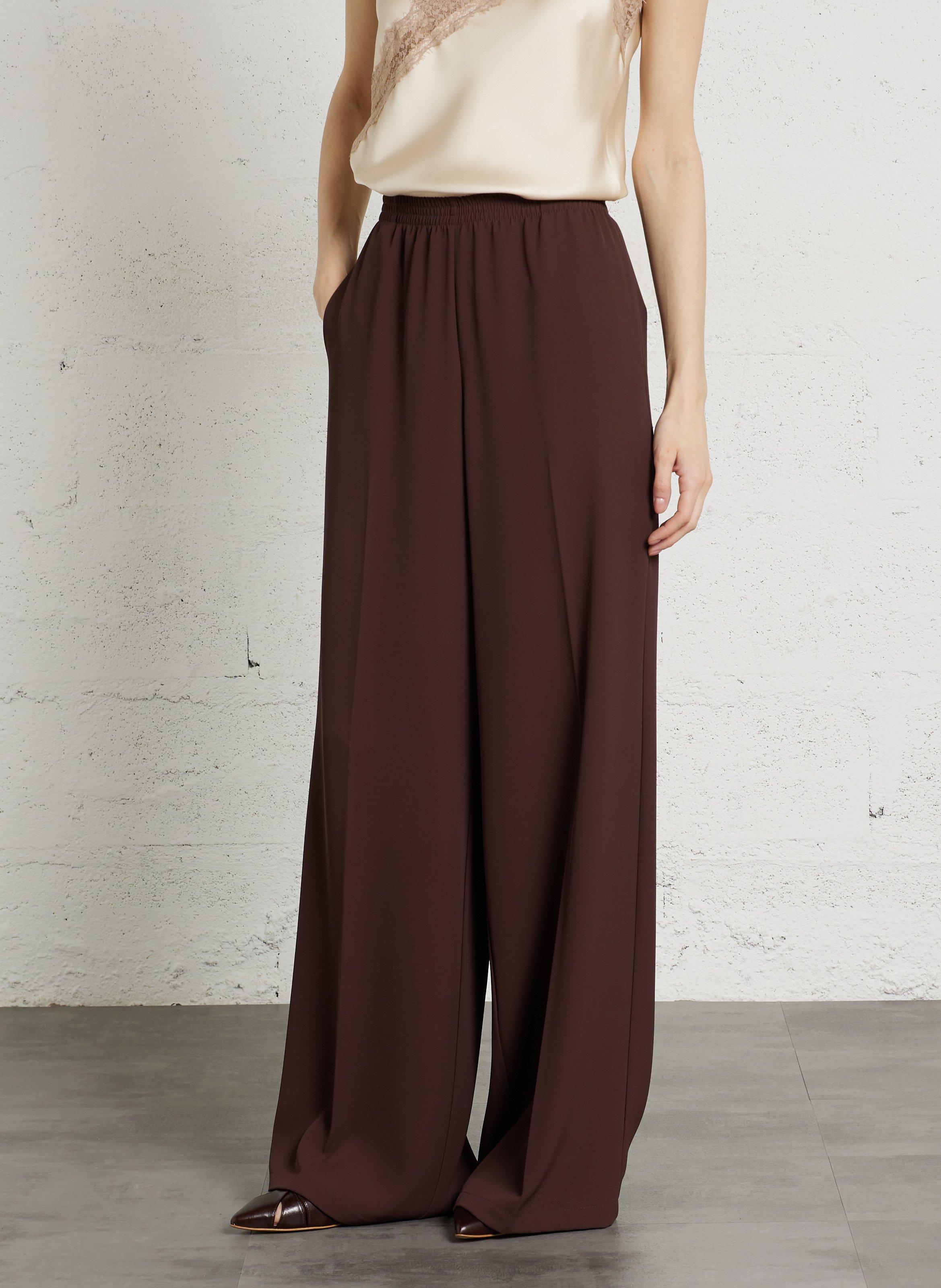 Pantalon large  IMPERIAL Marron
