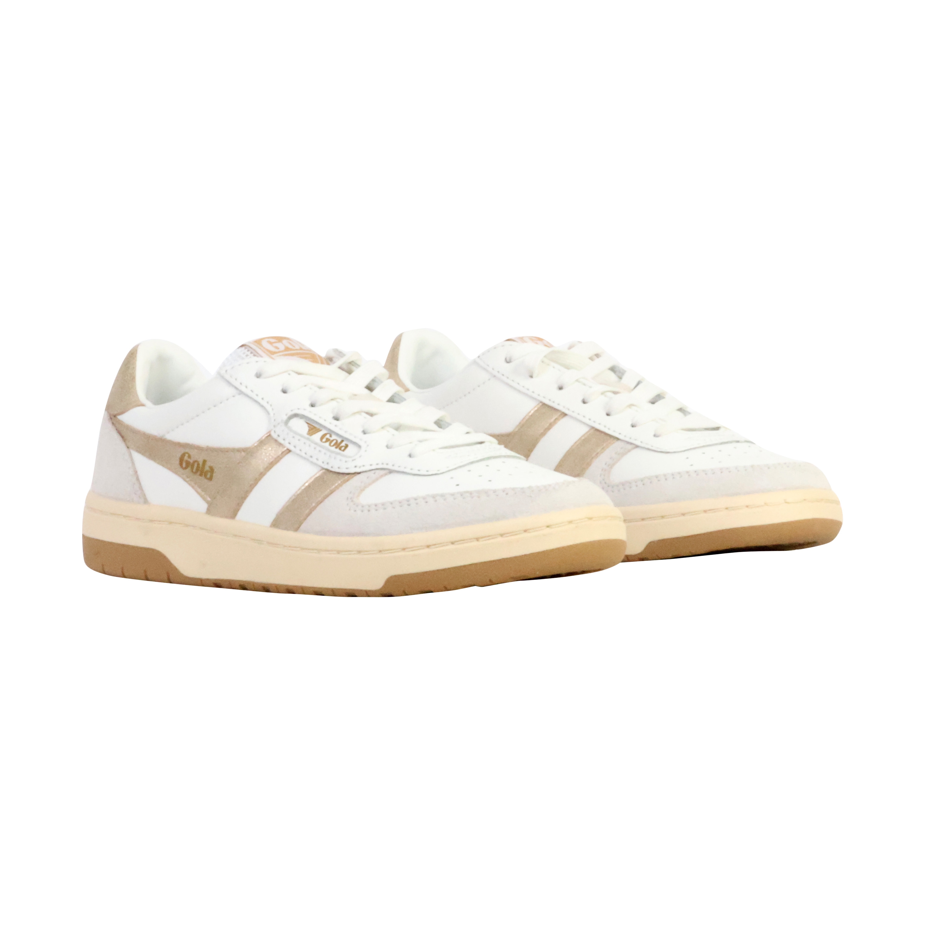 Leather hawk sneakers GOLA White