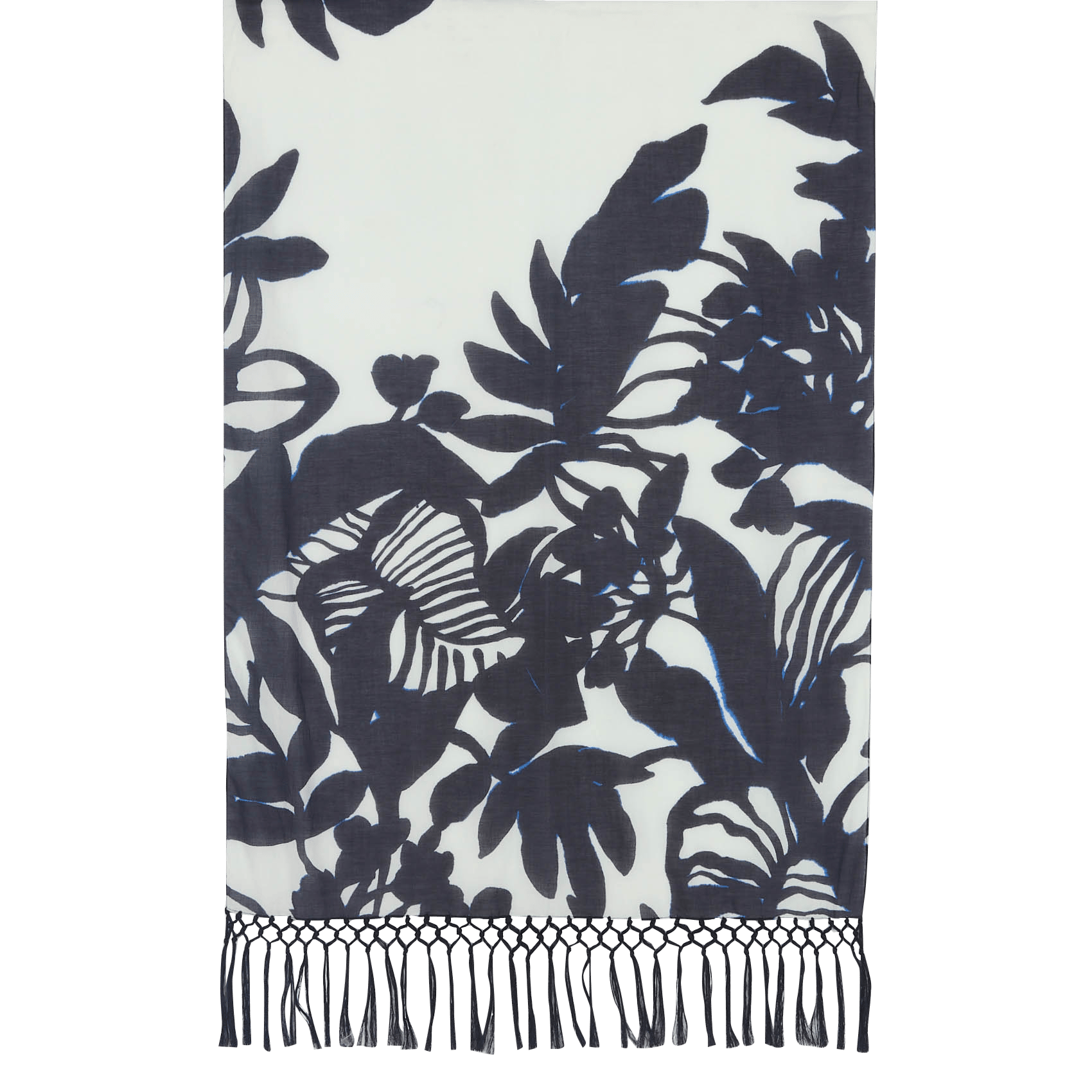 Foulard van katoen LA FEE MARABOUTEE Zwart