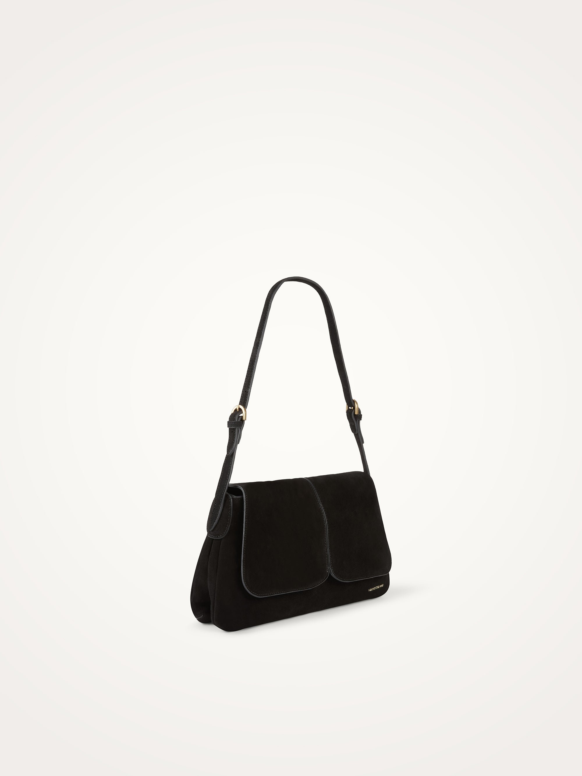Crossbody bag with flap VANESSA WU Black