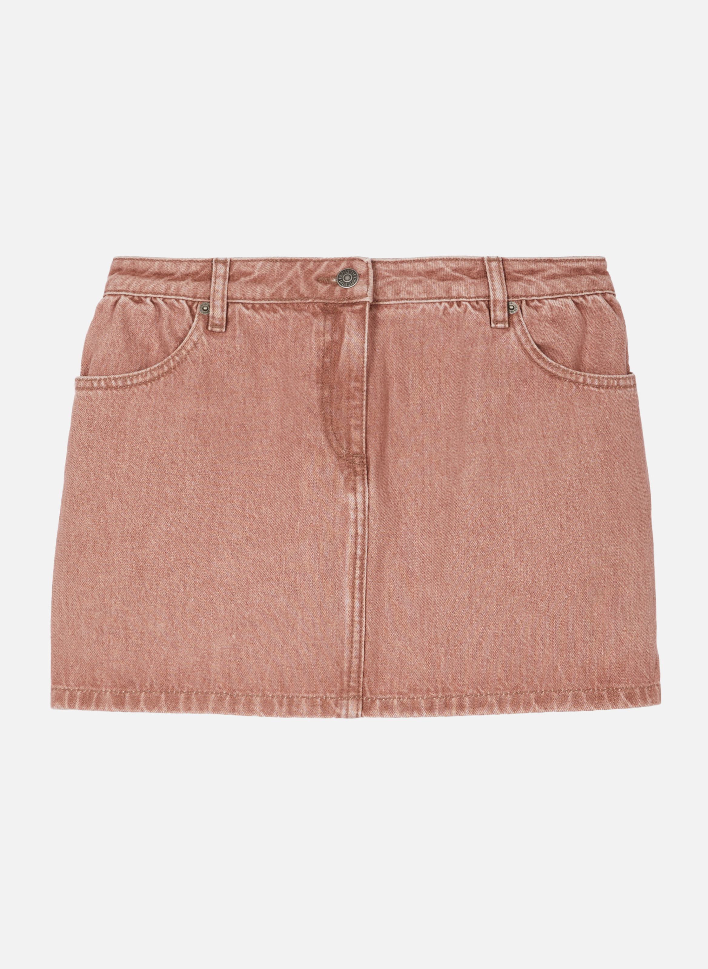 Short denim skirt THE KOOPLES Pink