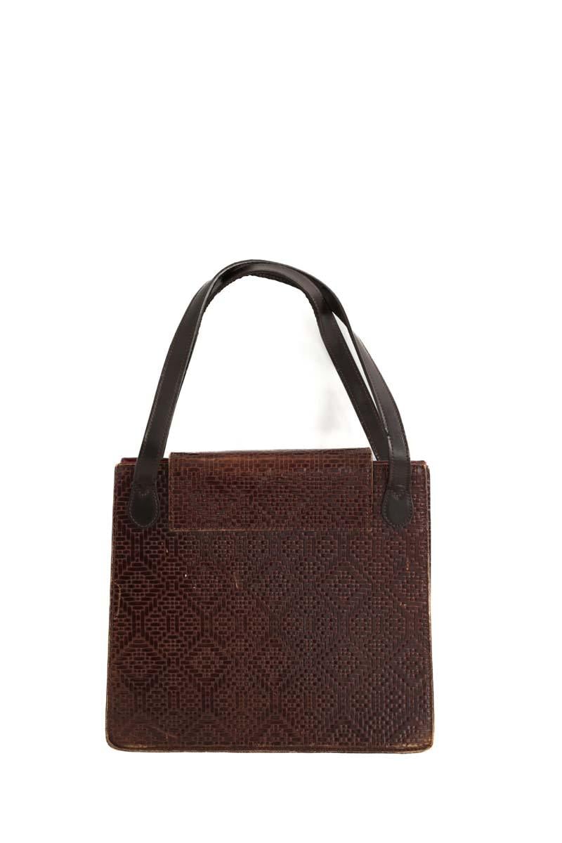 Handbag KENZO - SECONDE MAIN Brown