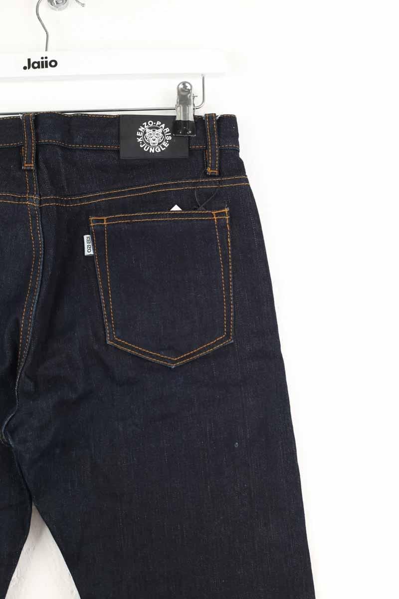 Jean droit KENZO - SECONDE MAIN Bleu