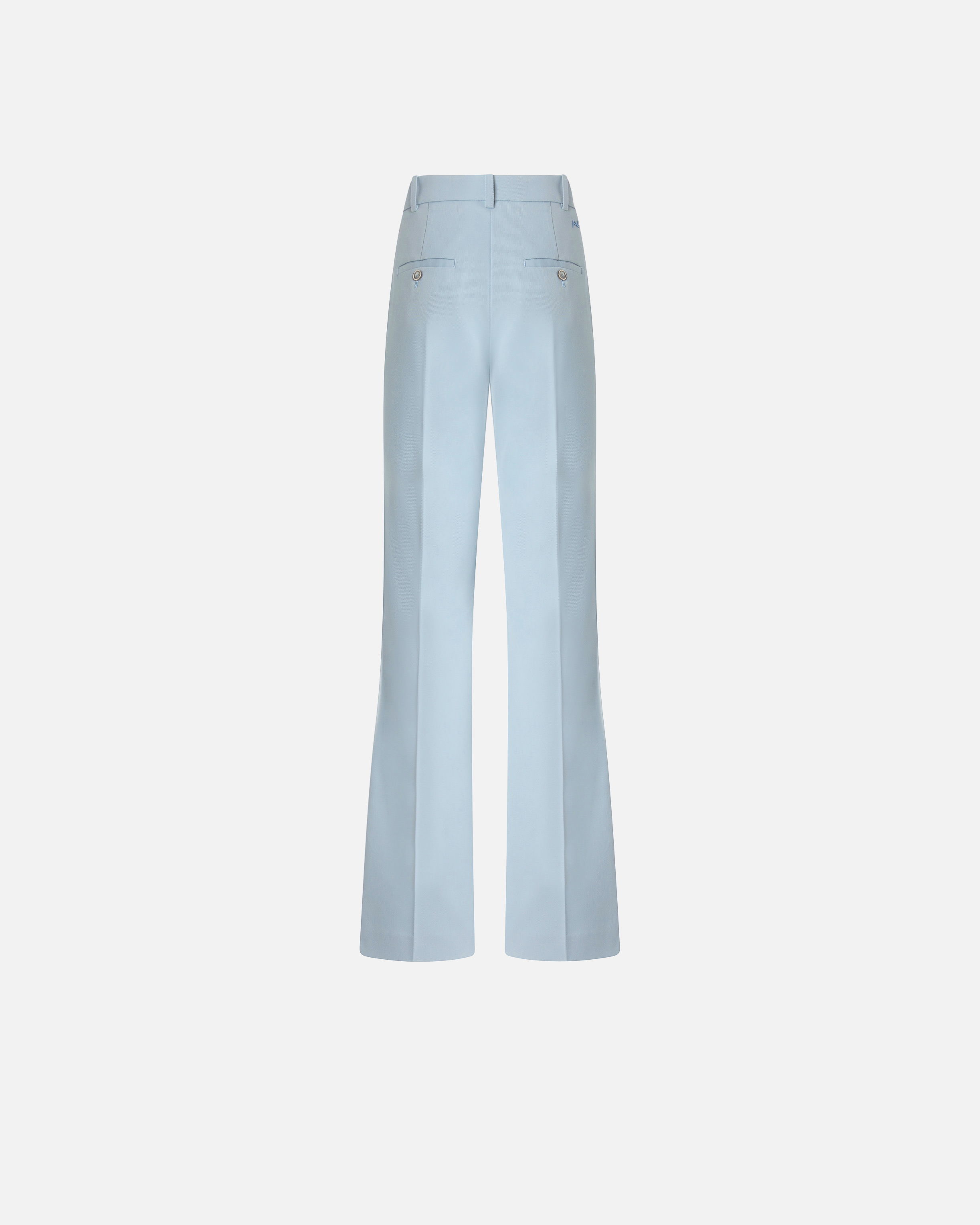 Flared trousers with a prominent crease PINKO Blue