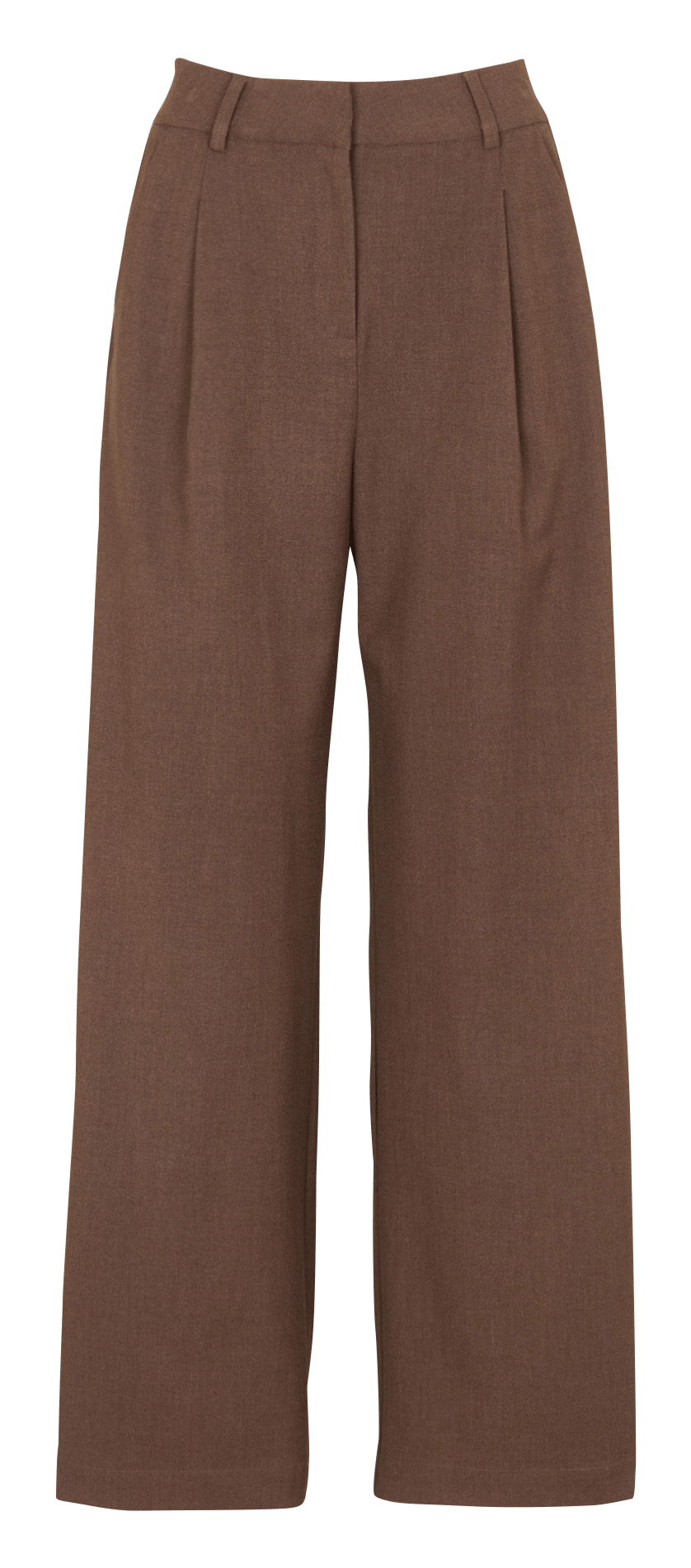 Azawood high-waisted wide-leg trousers SUNCOO Brown