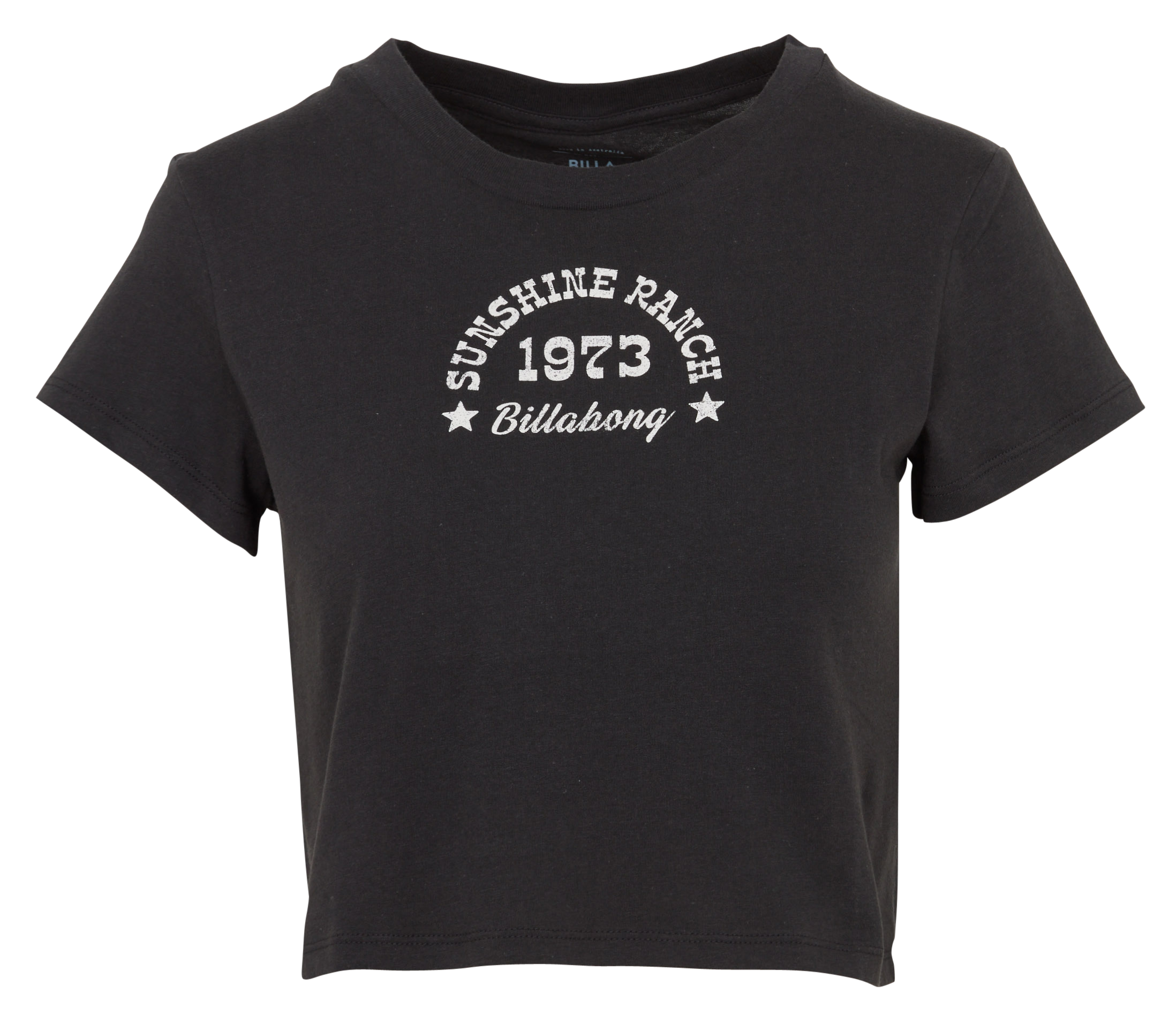 Kurzes T-Shirt aus Baumwollmischung BILLABONG Schwarz