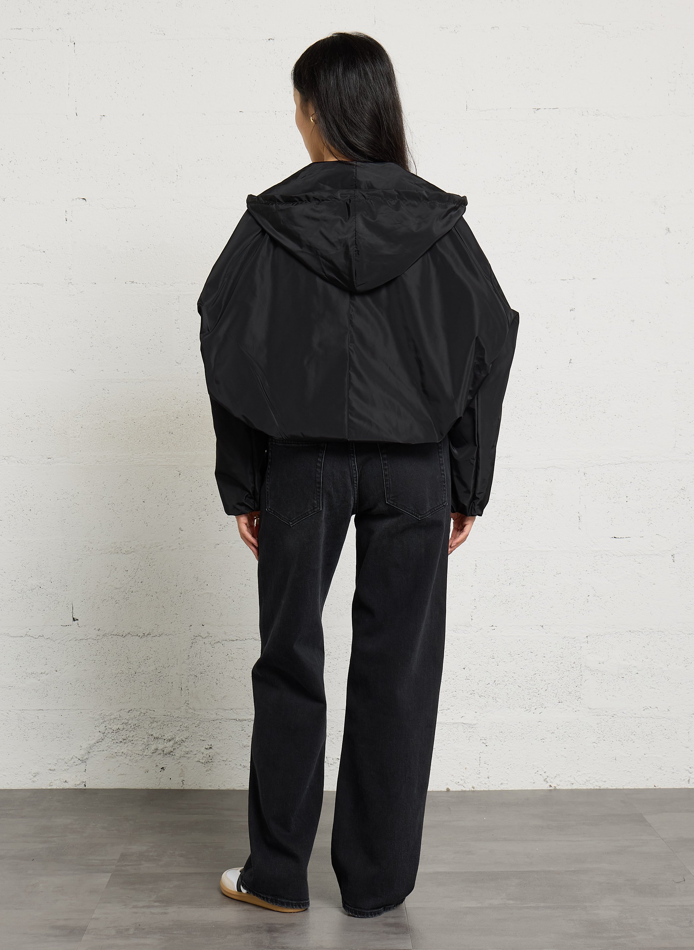 Veste droite à capuche NEWTONE Noir