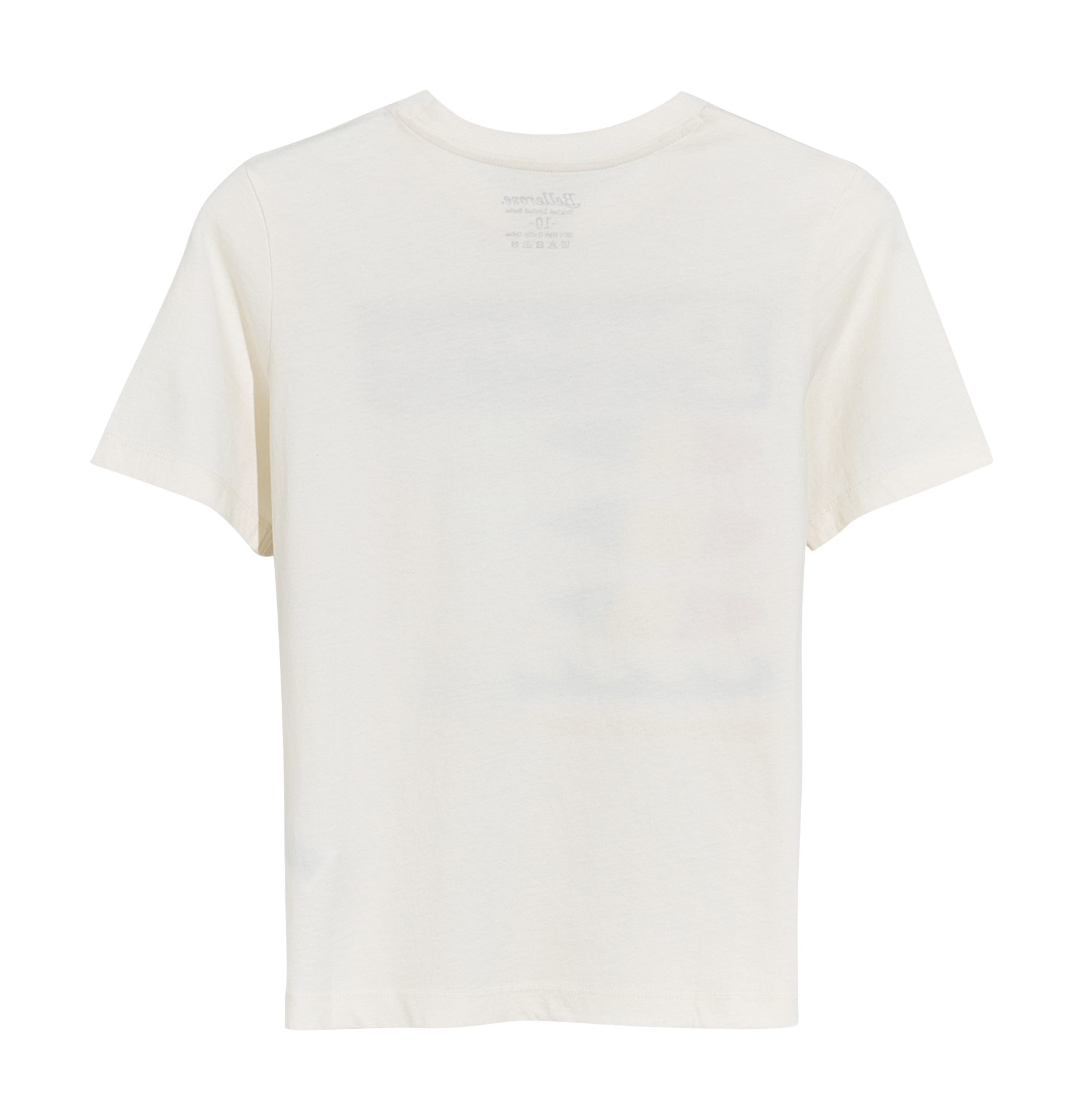 Round-neck cotton T-shirt BELLEROSE White
