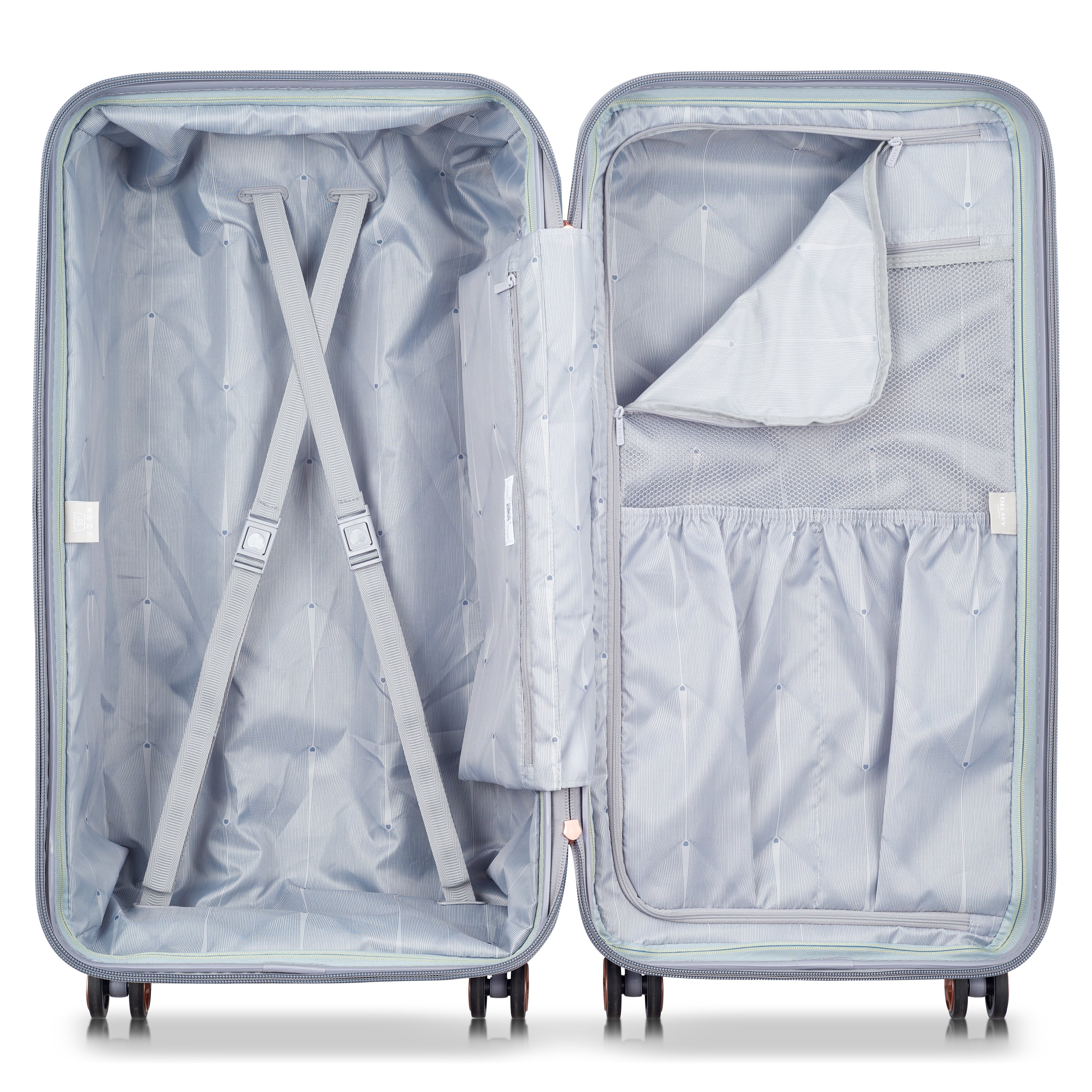 Rigid hold suitcase DELSEY PARIS Grey