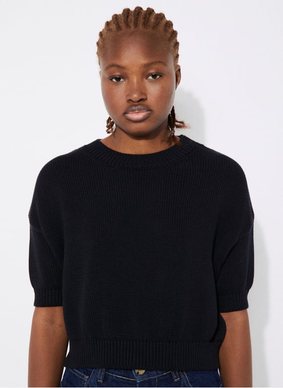 Bluseneinsatz Pullover Mit Bluse Damen Pullover Mit Bluseneinsatz