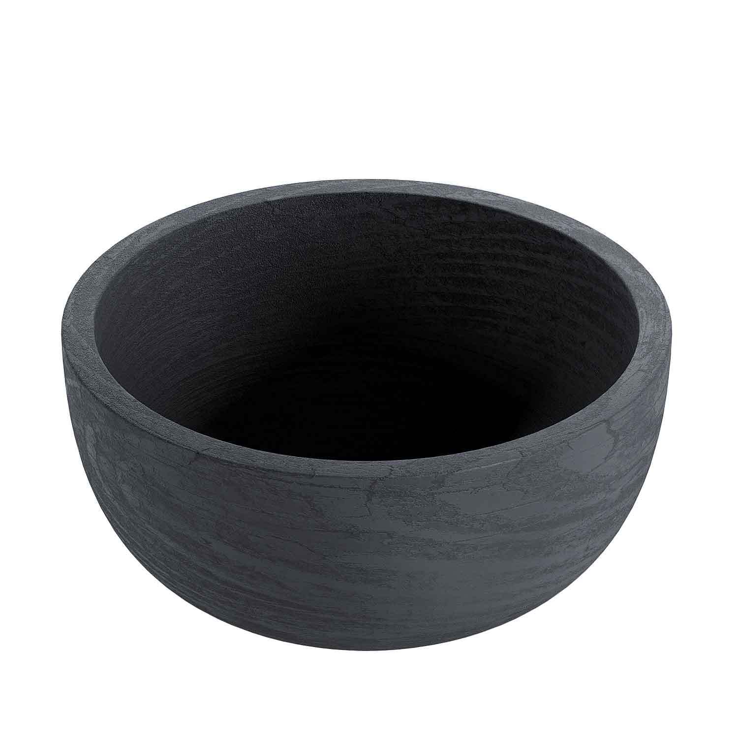 Decorative paulownia wood bowl POTIRON PARIS Black