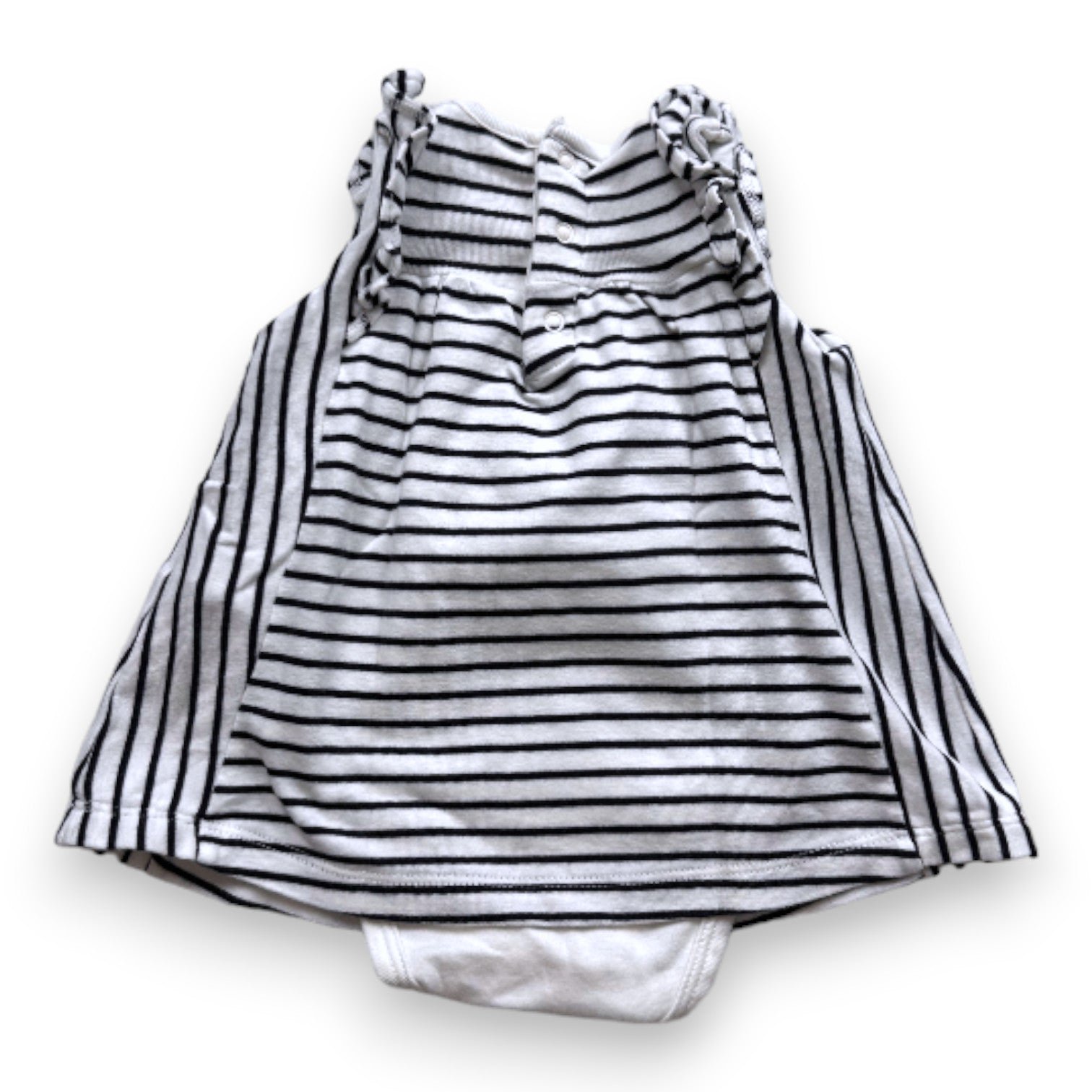 Blue baby dress - 3 months PETIT BATEAU - Seconde Main Blue