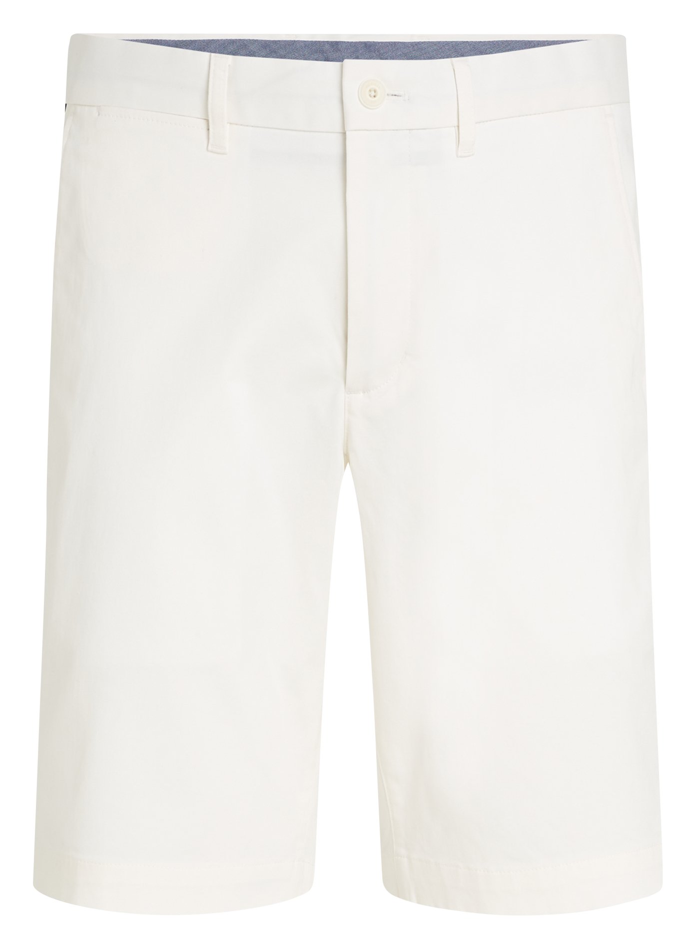 Cotton-blend chino shorts TOMMY HILFIGER White