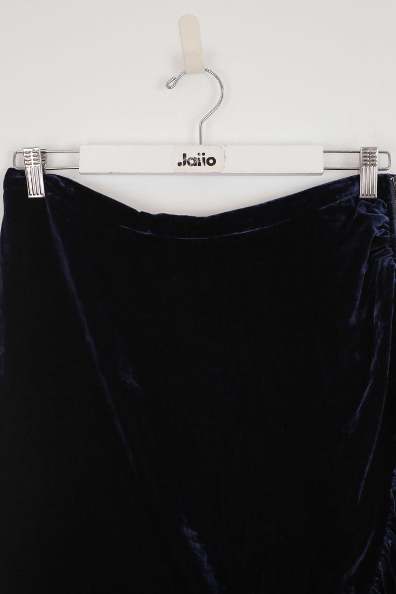 Velour skirt LK BENNETT - Seconde Main Blue