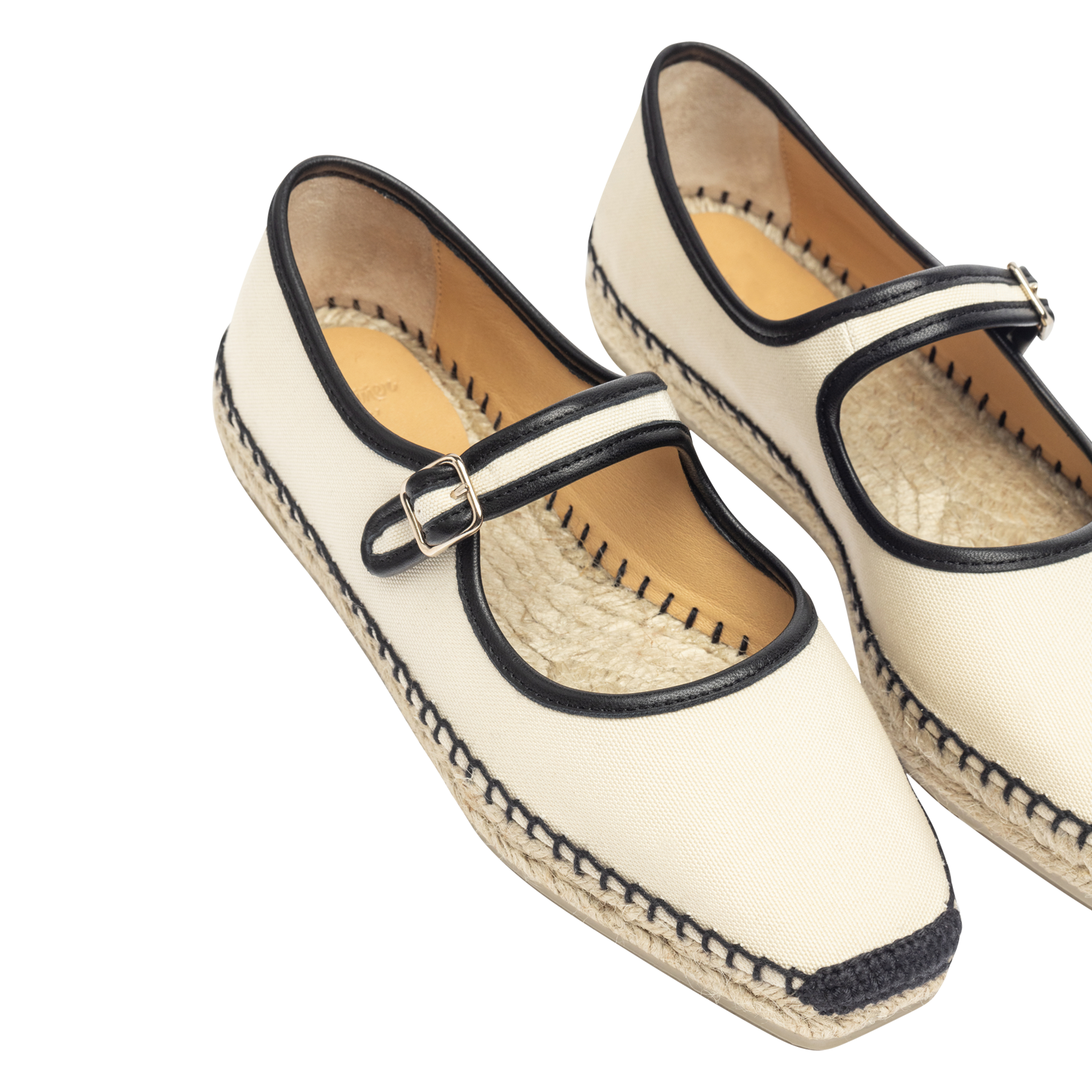 Cotton-blend espadrilles Beige