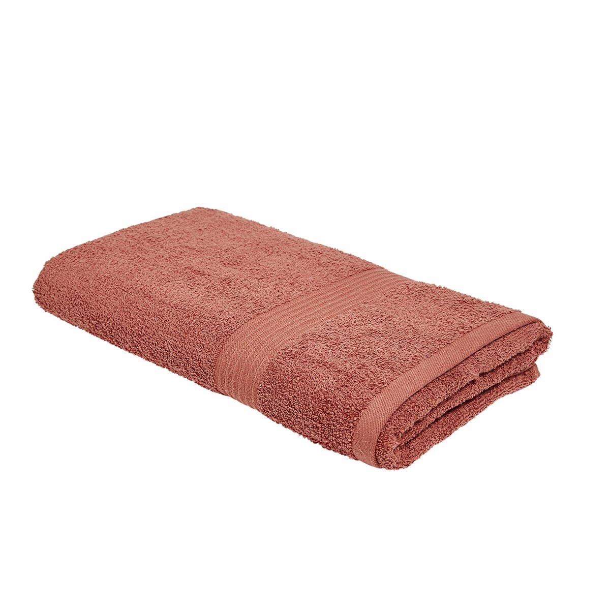 Plain cotton bath towel TODAY LINGE DE MAISON Red