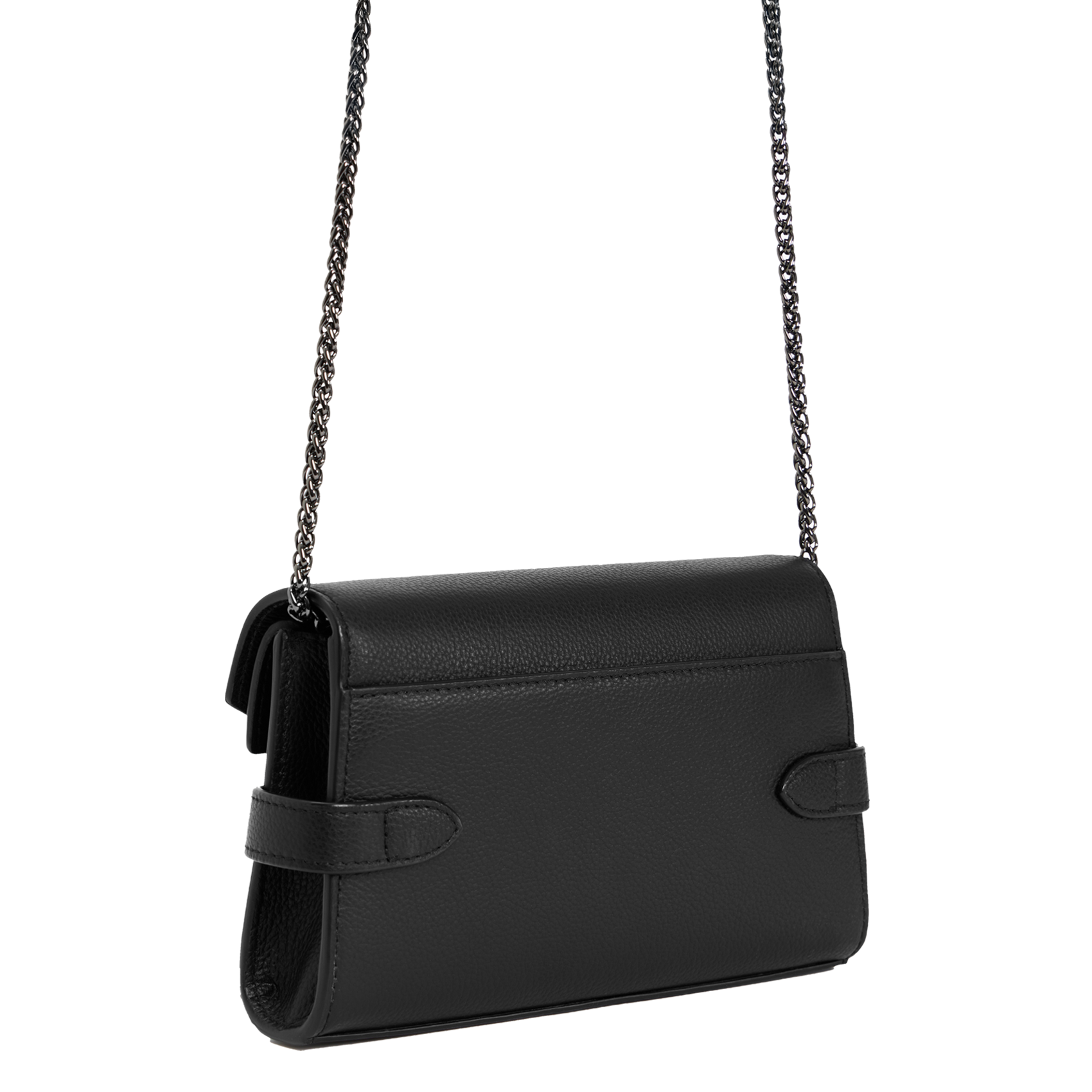 Sac bandoulière en cuir LE TANNEUR Noir