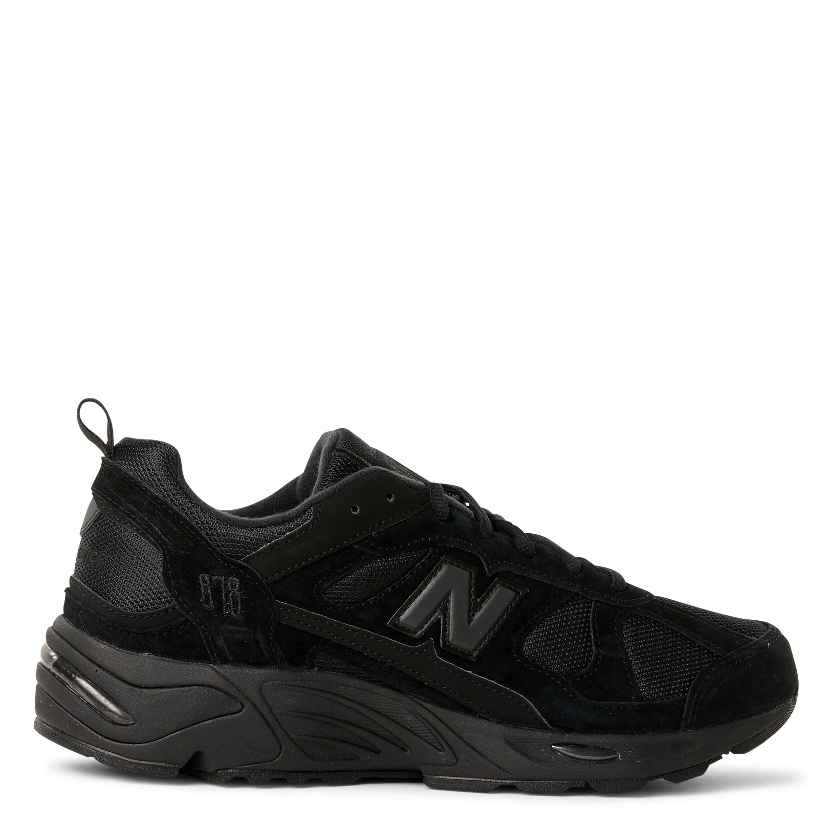 Low-top leather mix sneakers NEW BALANCE Black