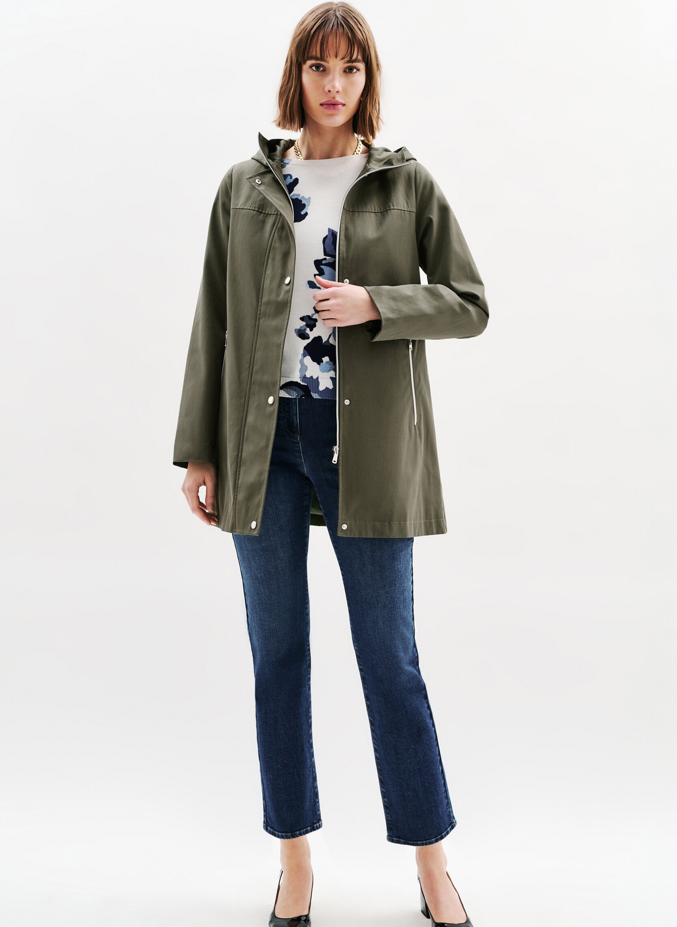 Parka à capuche CAROLL Vert