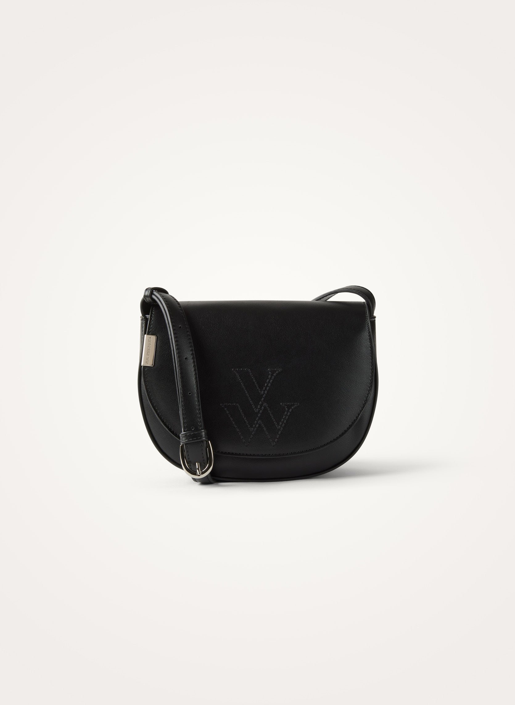 Suede shoulder bag BlackVANESSA WU