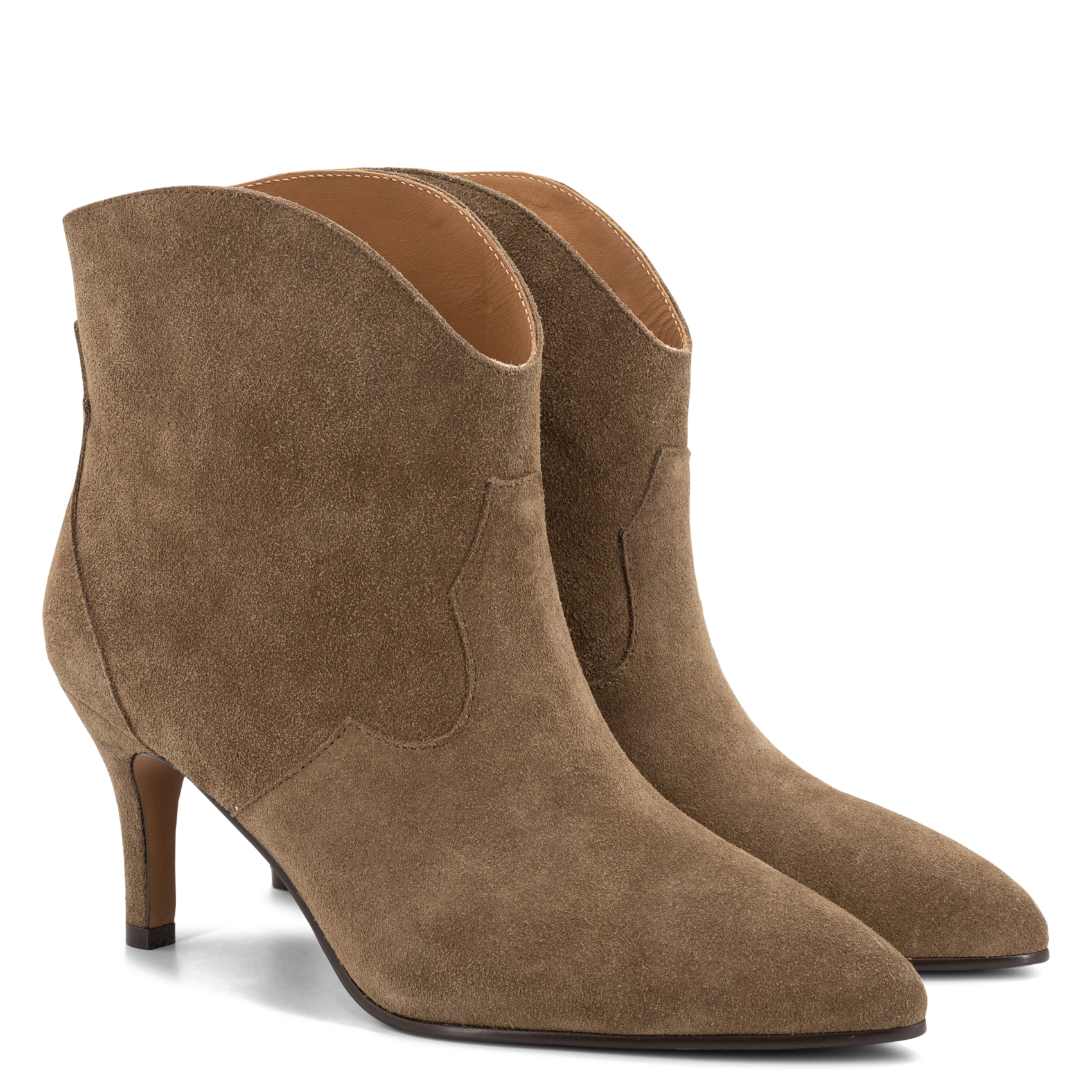 - 100% Leder, - abgerundet, - Reißverschluss innen, - Absatzhöhe: 9 cm. TORAL