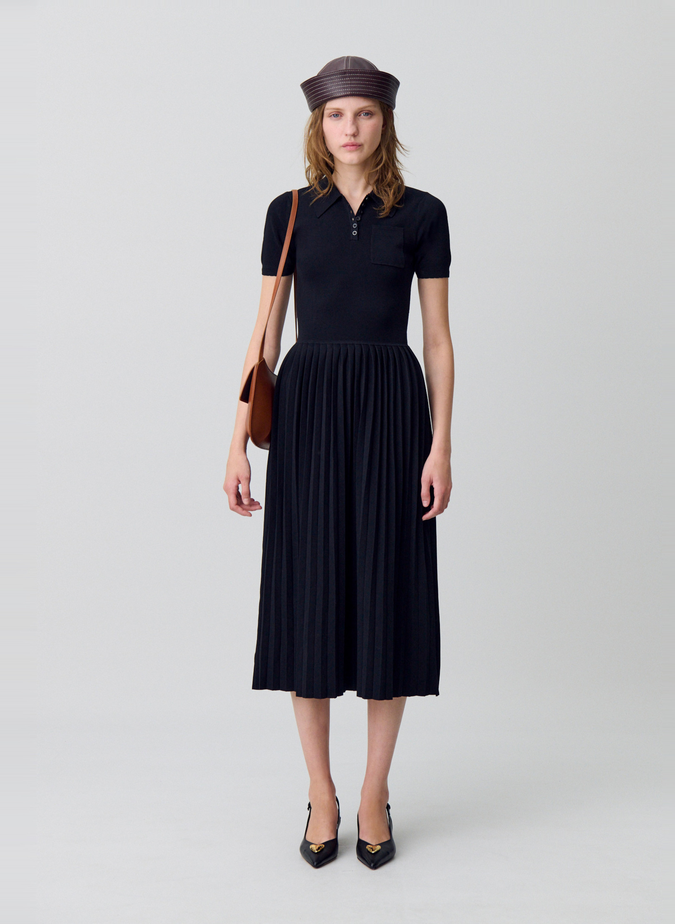 Short floral print dress CLAUDIE PIERLOT Black