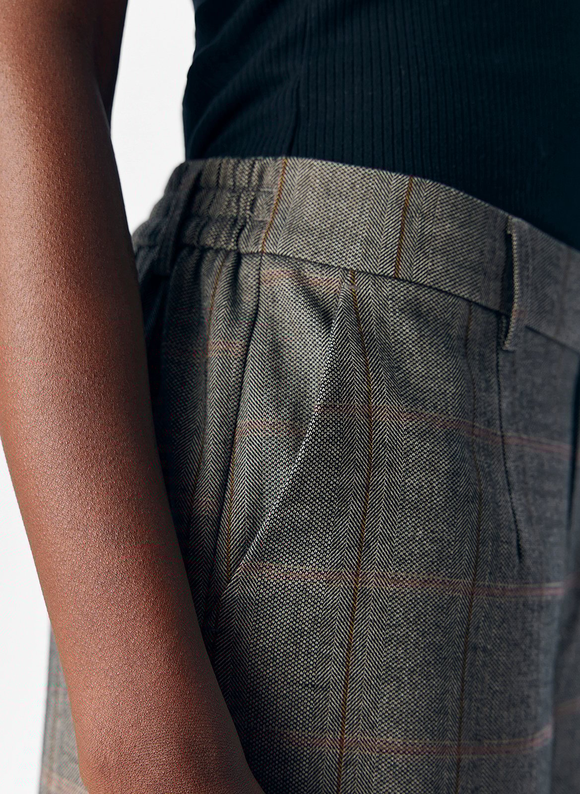 Wijde broek OBJECT Zwart