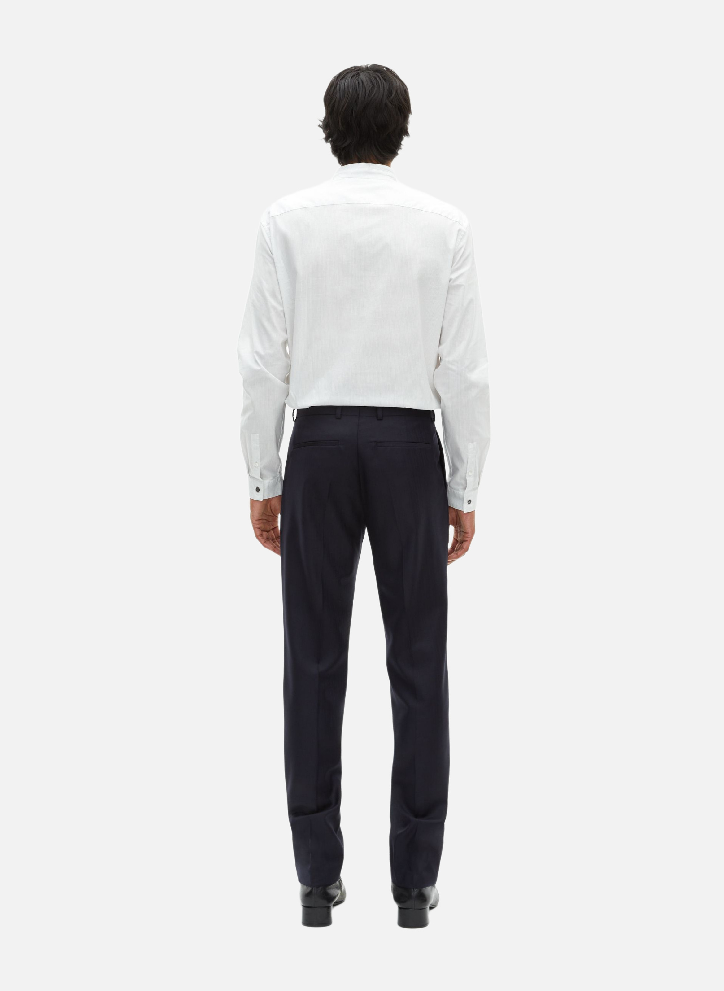 Slim-fit wool suit trousers THE KOOPLES Blue